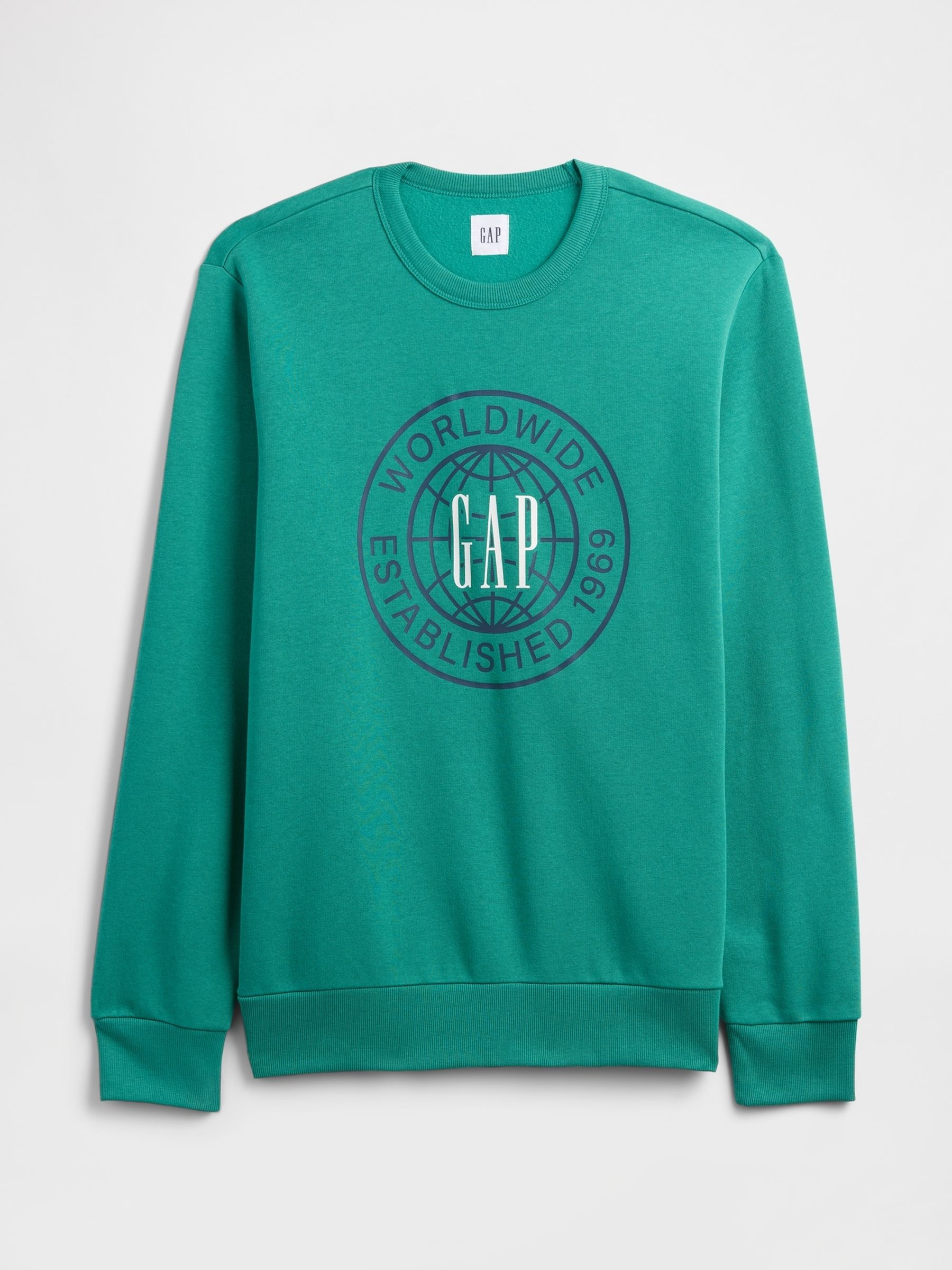 Green Relaxed Graphic Sweatshirt - Image 4 of 4