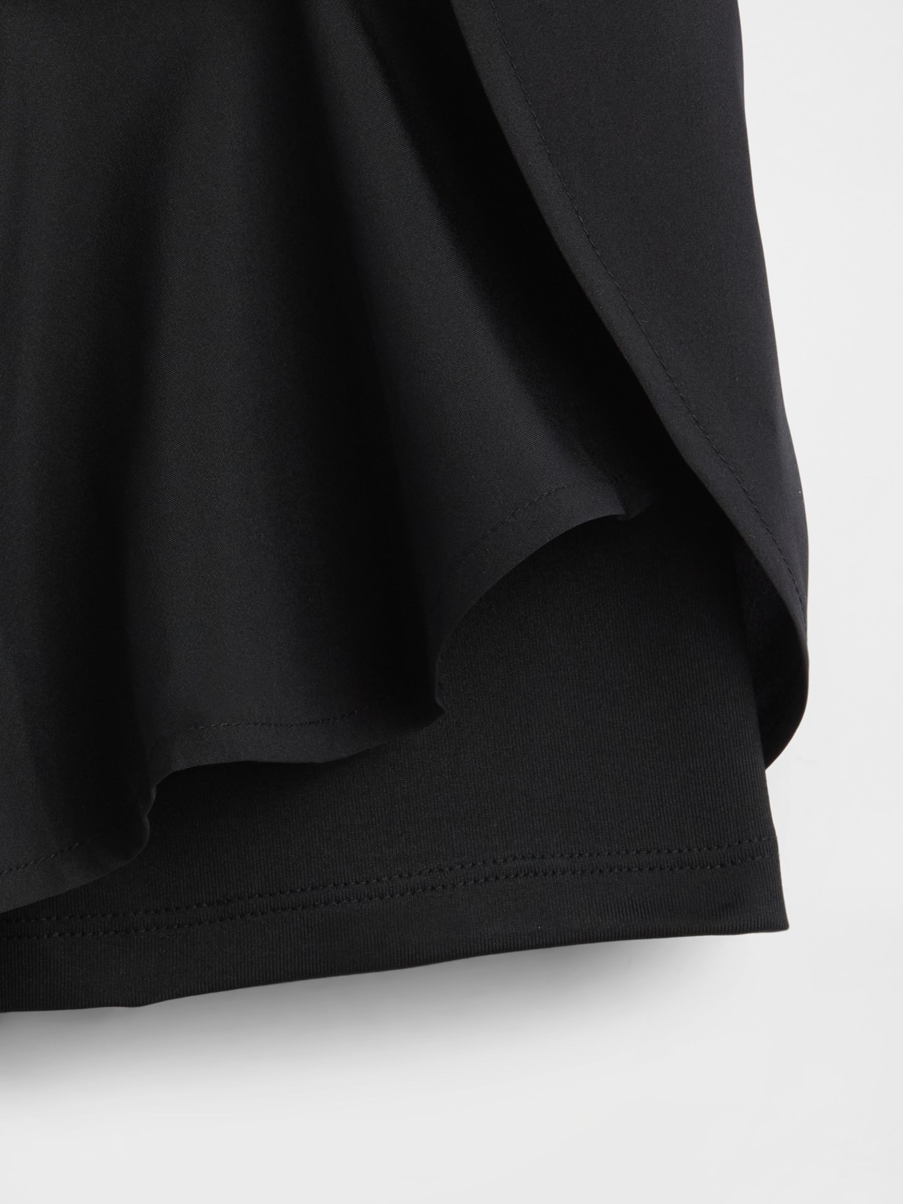 Black Quick-Dry Butterfly-Hem Run Shorts - Image 5 of 5