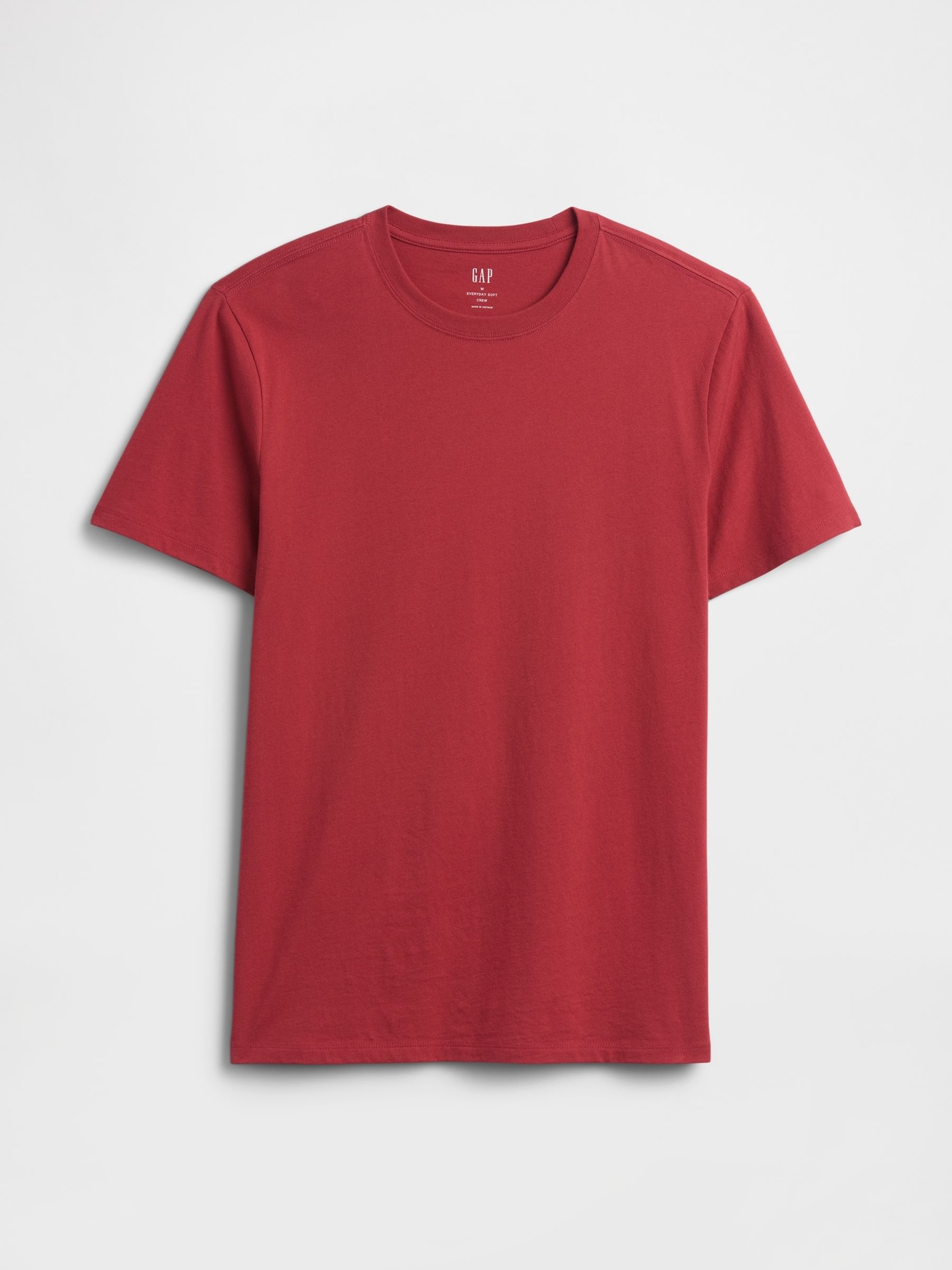 Red Everyday Soft Crew neck T-Shirt - Image 4 of 5