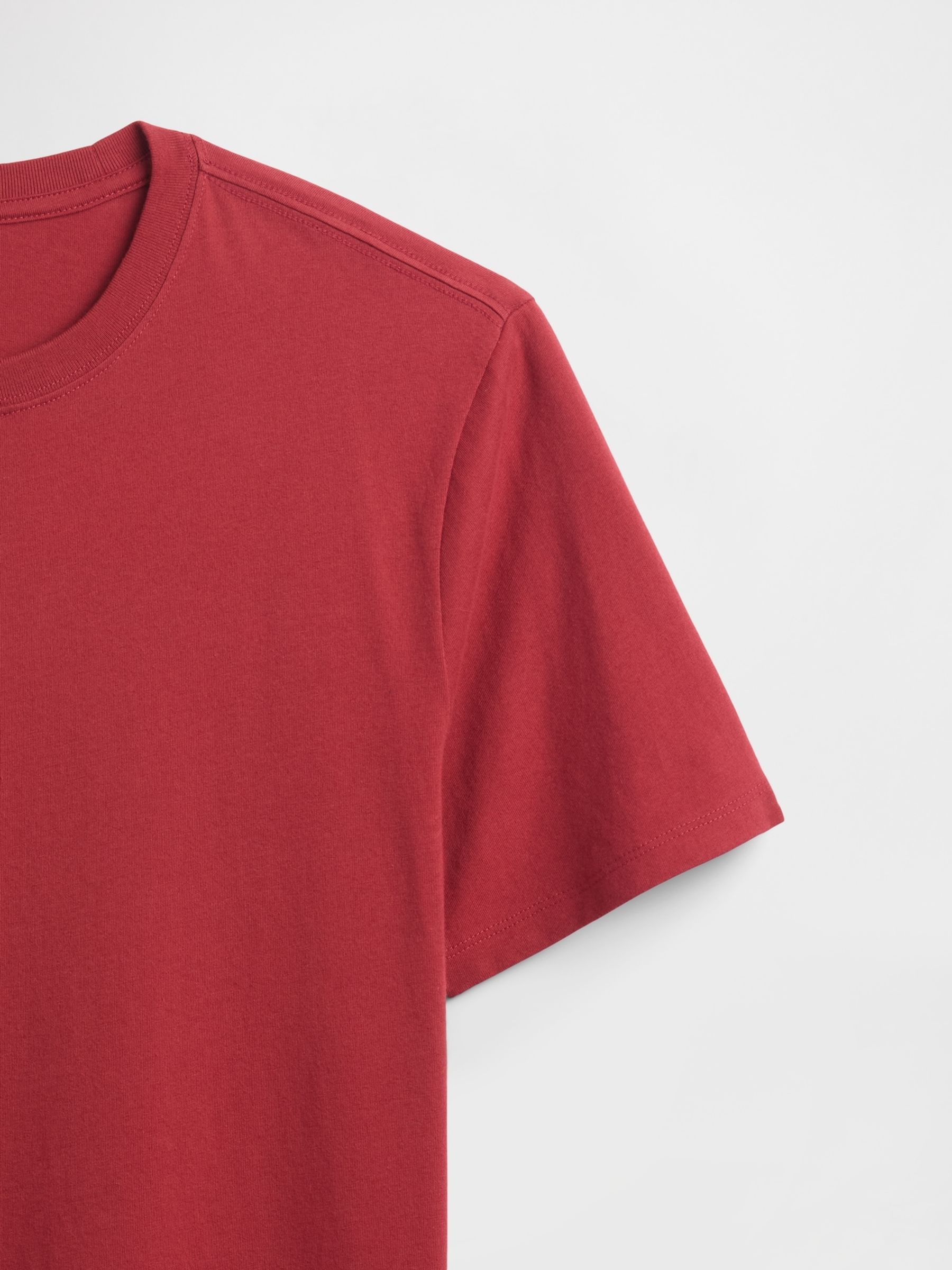 Red Everyday Soft Crew neck T-Shirt - Image 5 of 5 Red Everyday Soft Crew neck T-Shirt - Image 5 of 5