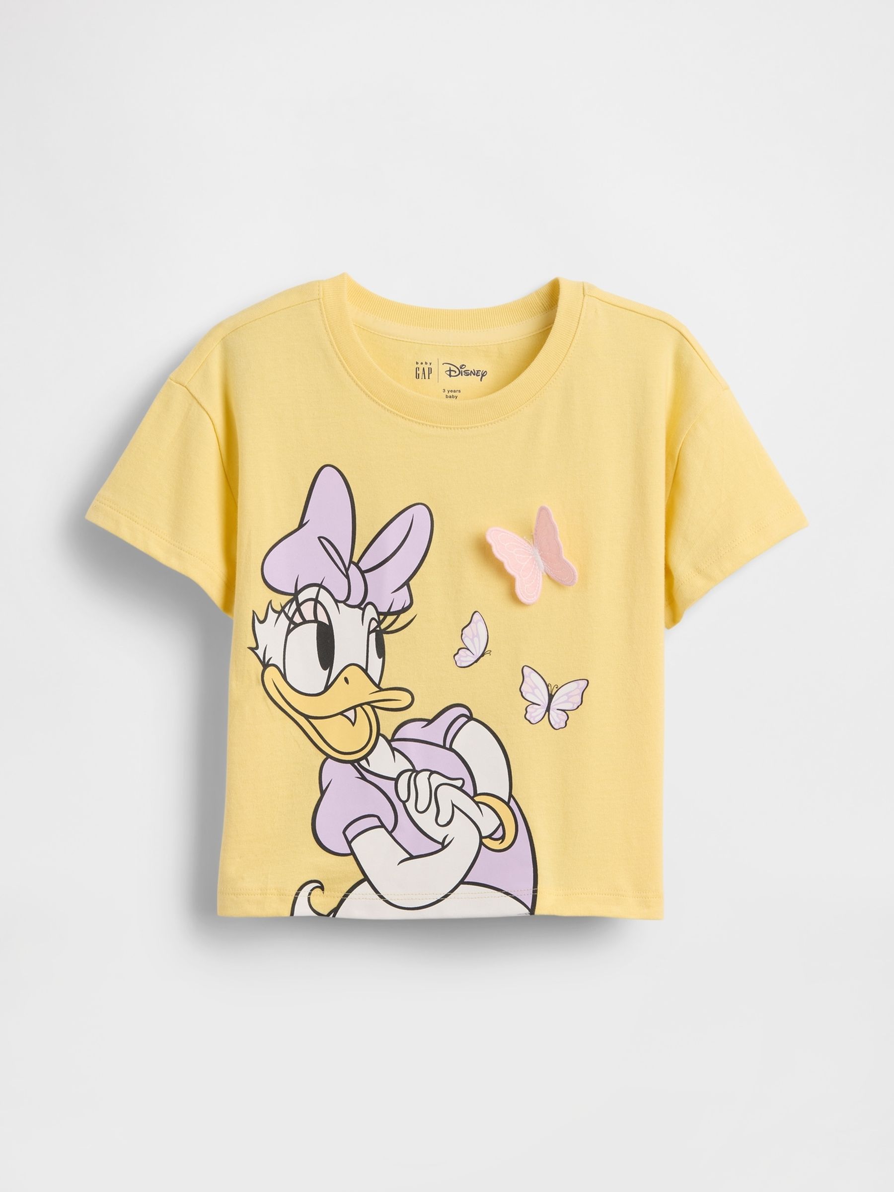 Yellow Daisy Duck Disney Graphic T-Shirt - Image 1 of 2 Yellow Daisy Duck Disney Graphic T-Shirt - Image 1 of 2