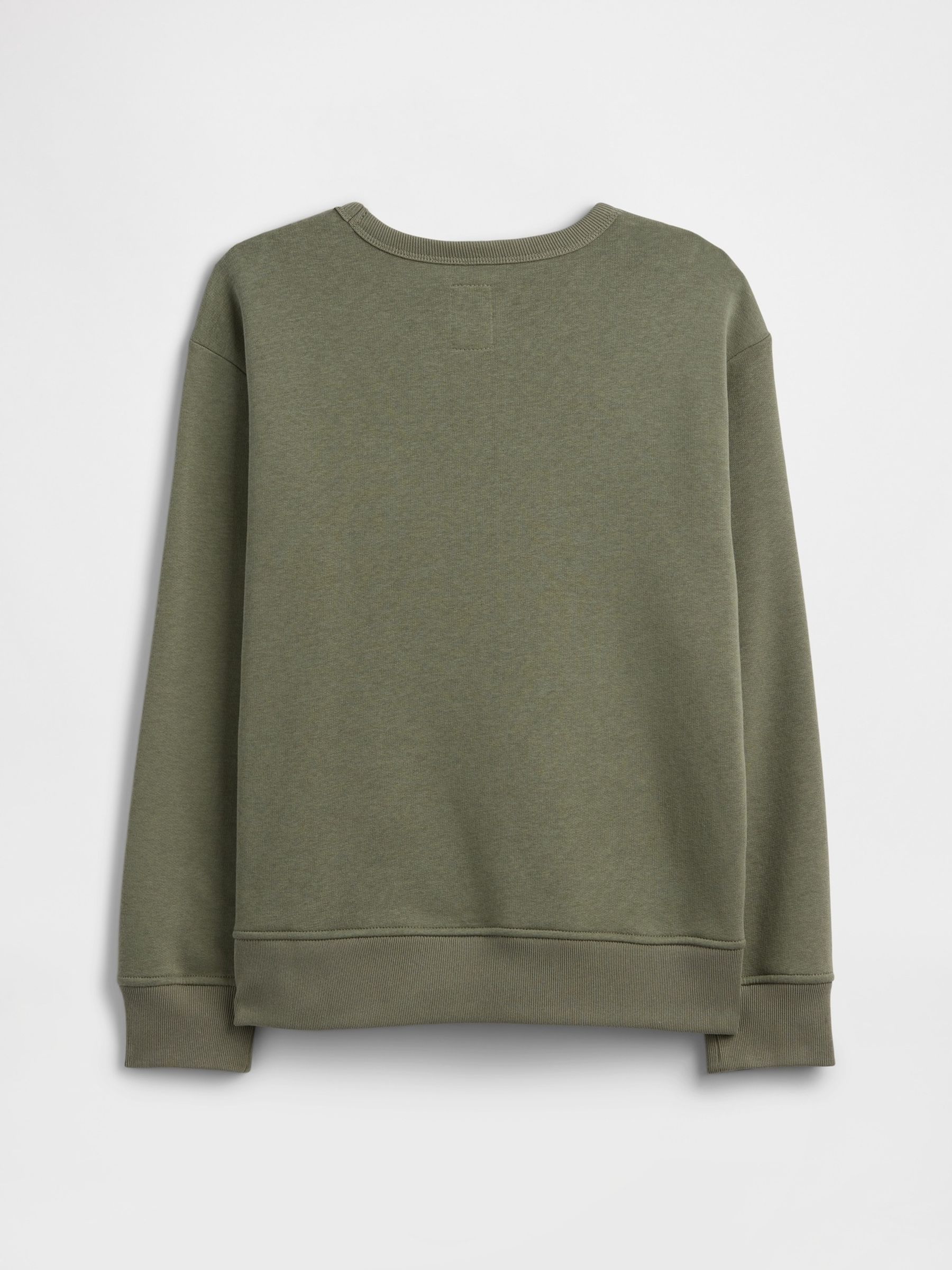 Green Relaxed Crew Neck Graphic Sweatshirt - Image 2 of 3