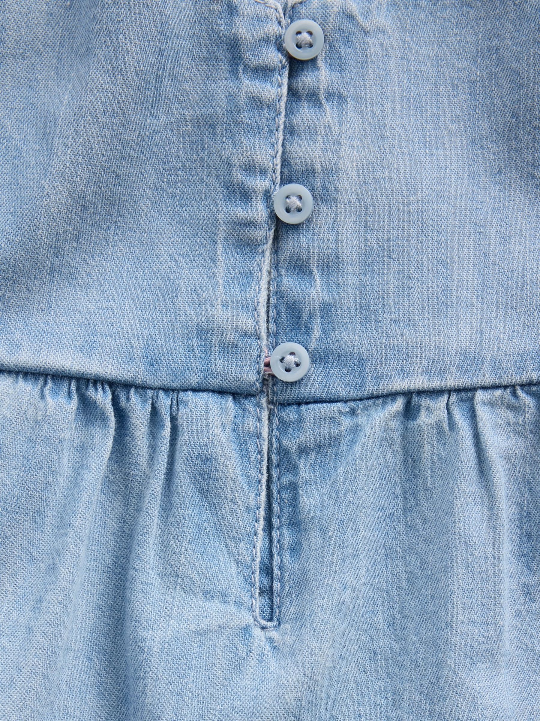 Blue Denim Tiered Vest - Image 5 of 5