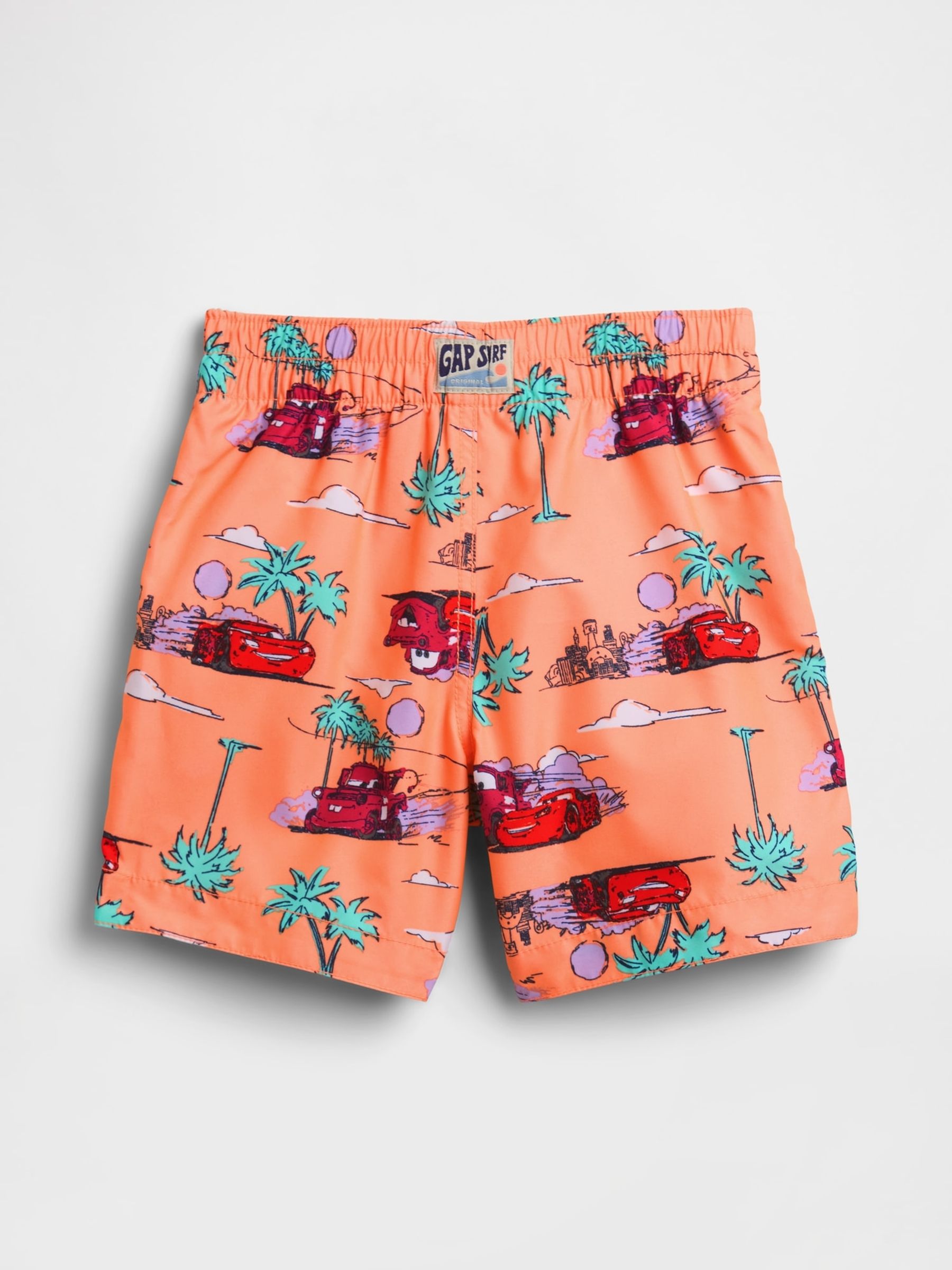Orange Cars Disney Swim Trunks - Image 2 of 3