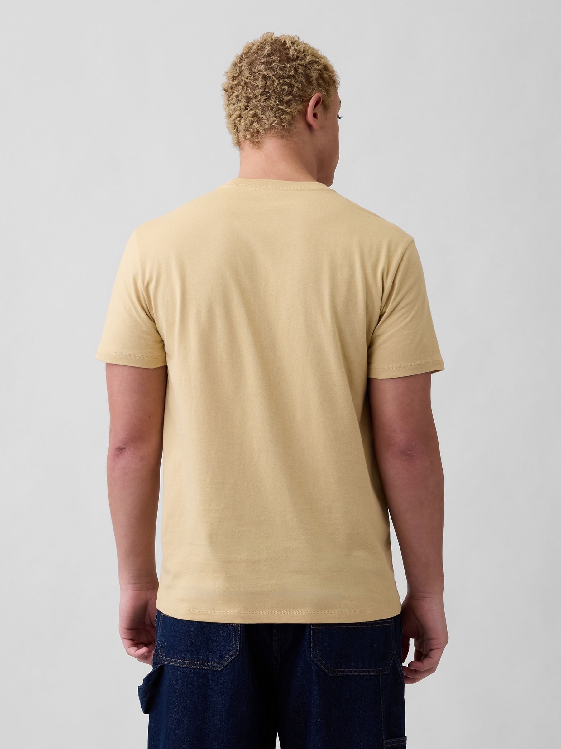 Yellow Everyday Soft Logo T-Shirt - Image 2 of 4