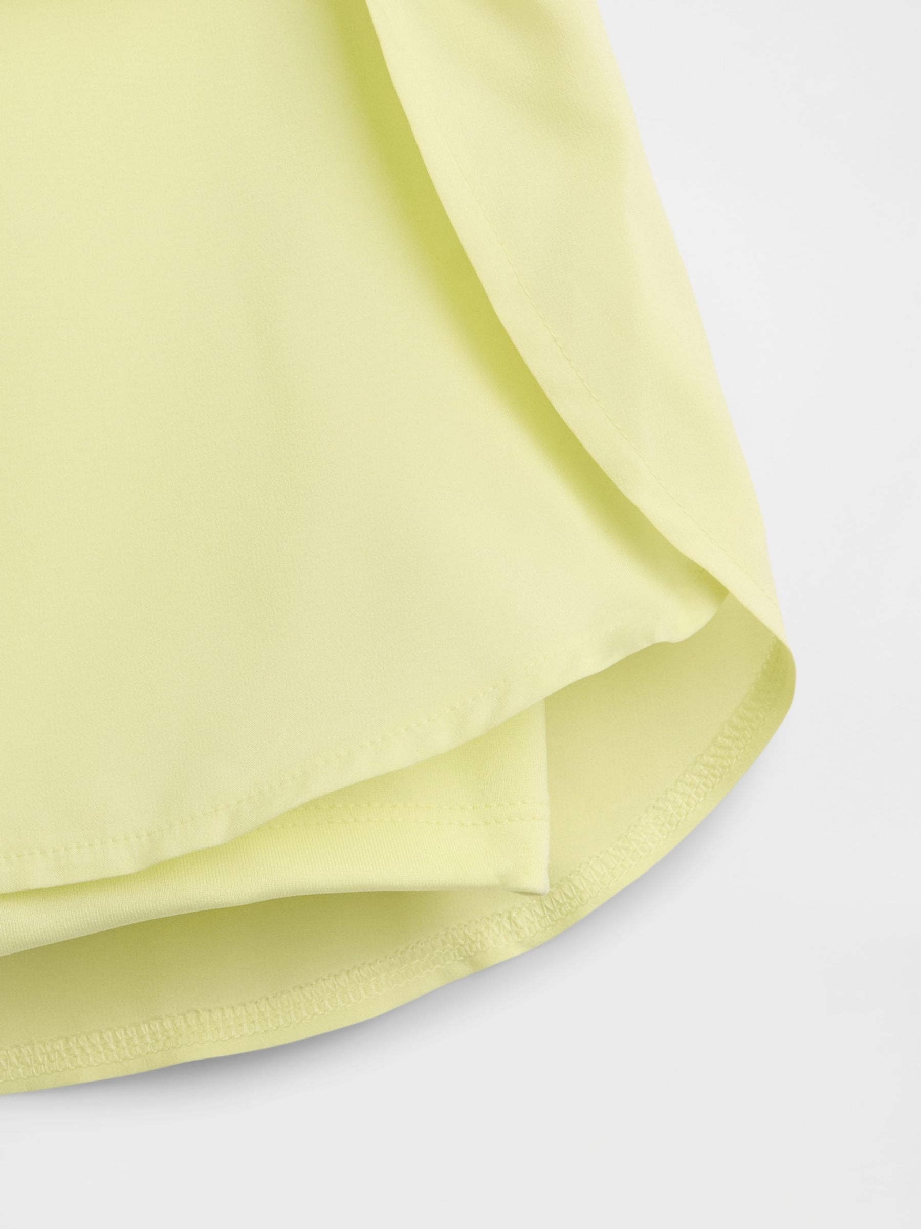 Yellow Quick-Dry Butterfly-Hem Run Shorts - Image 5 of 5