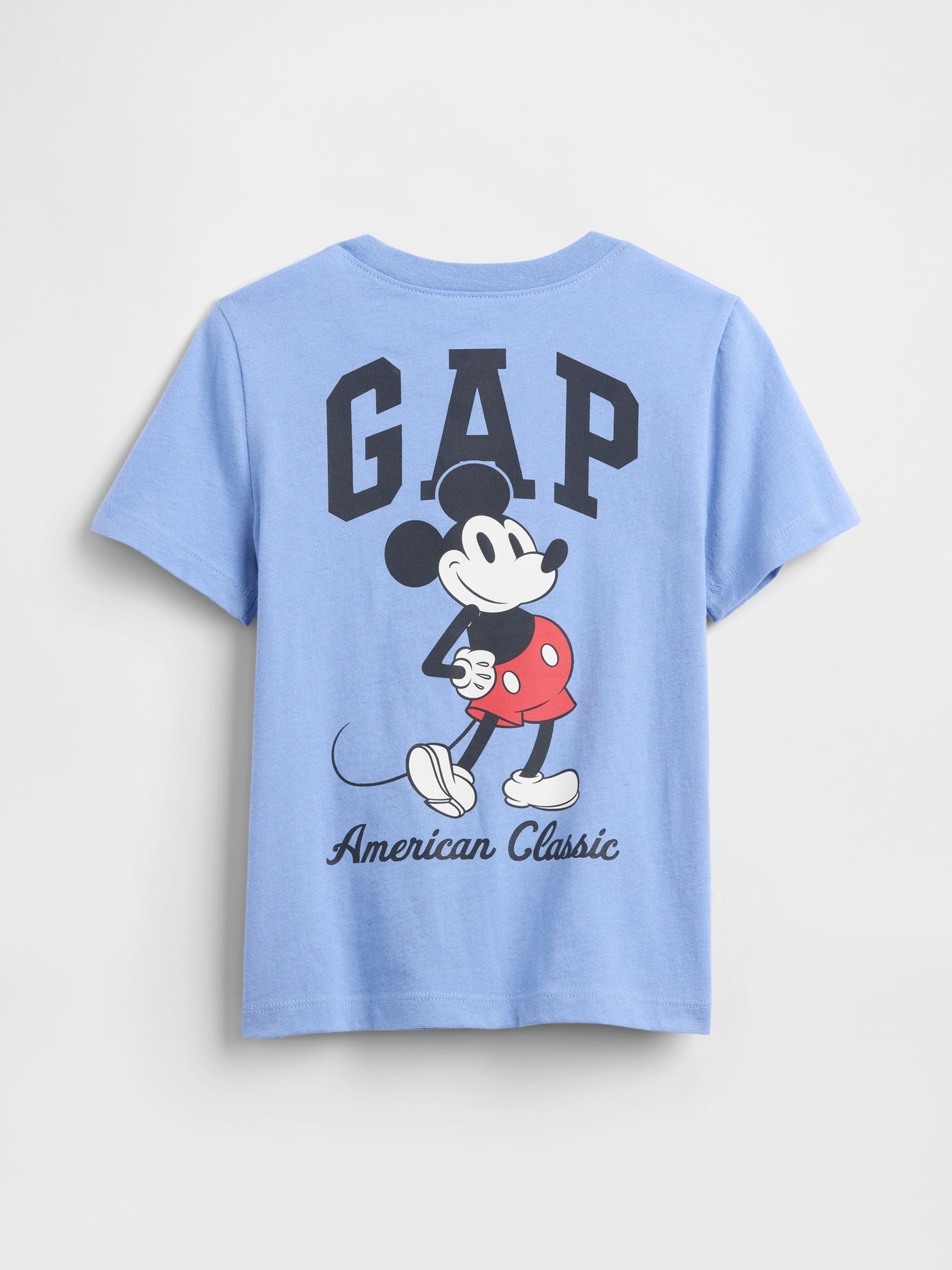 Blue Disney Mickey Mouse Logo T-Shirt - Image 2 of 3