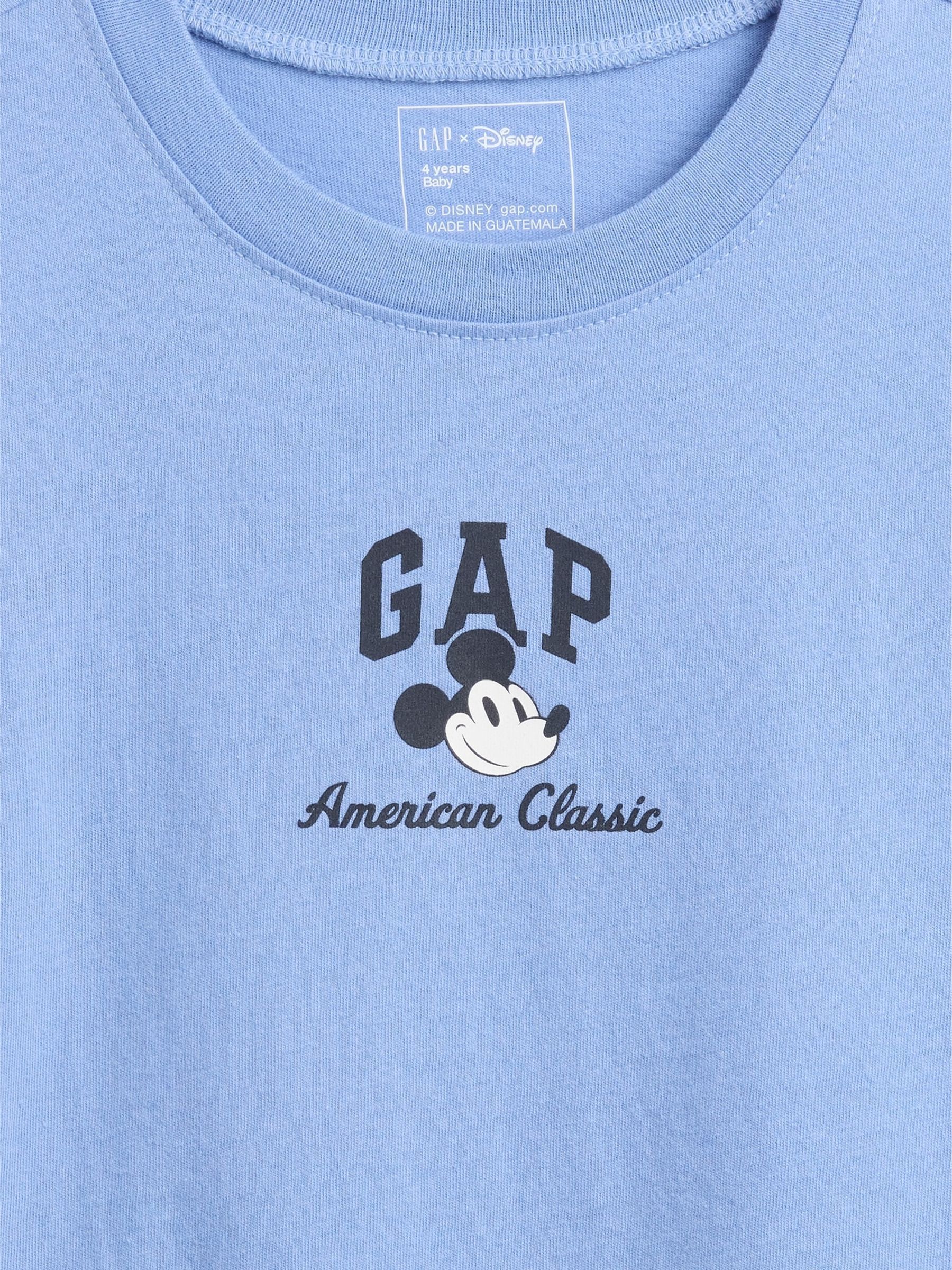 Blue Disney Mickey Mouse Logo T-Shirt - Image 3 of 3