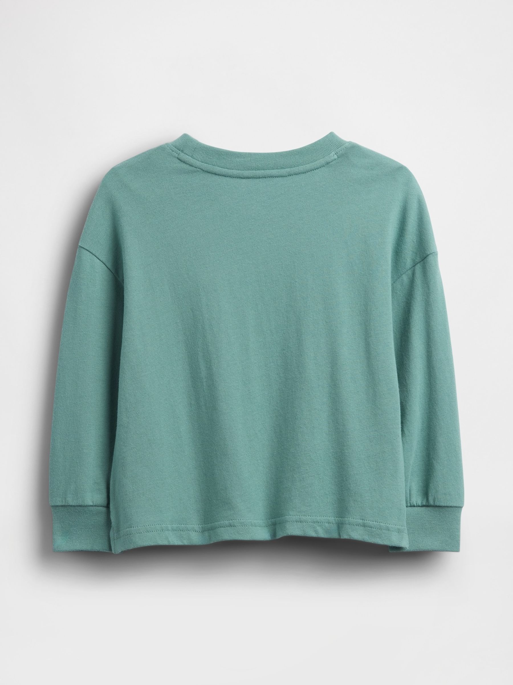 Green Logo Long Sleeve T-Shirt - Image 2 of 3