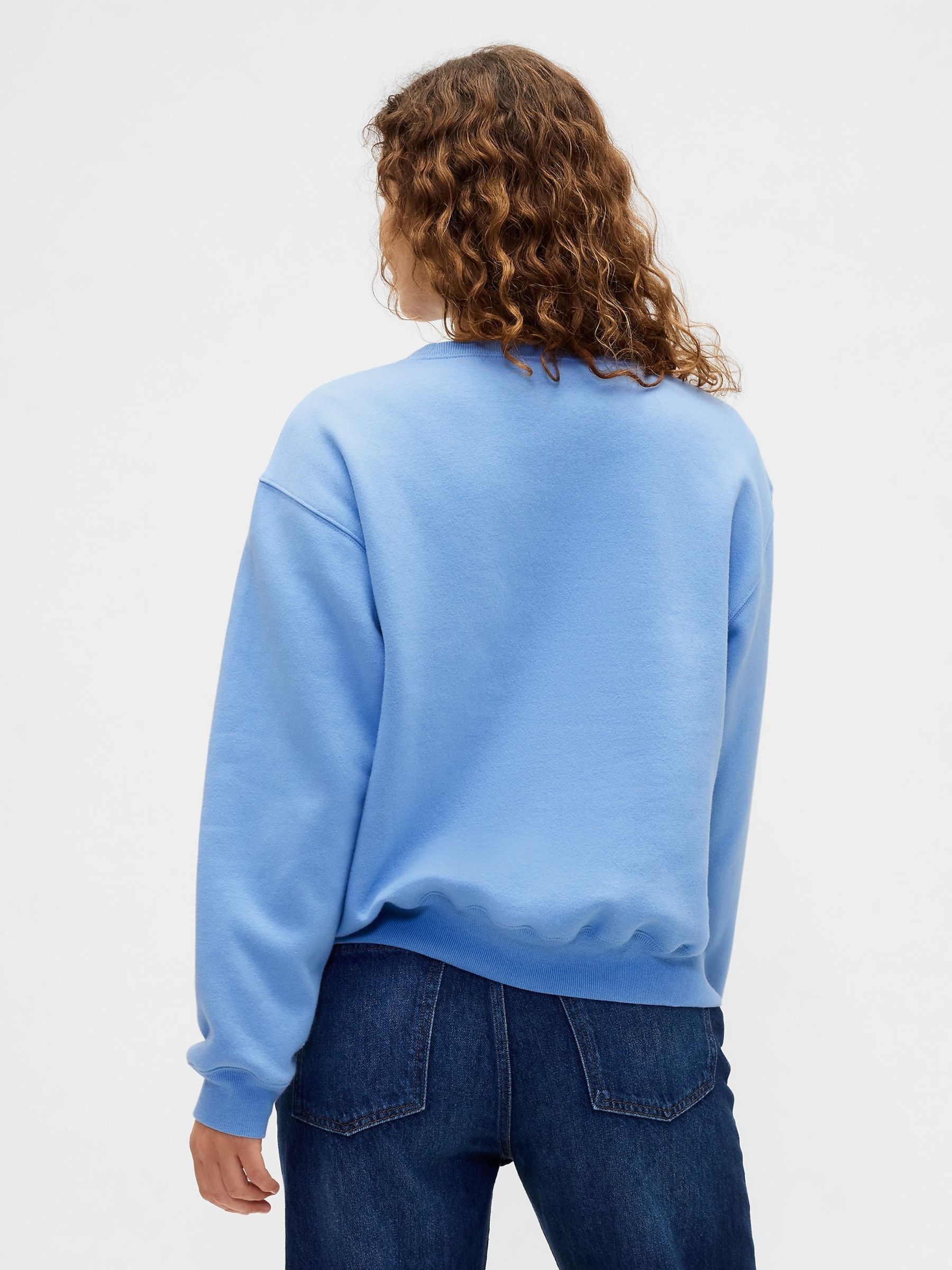 Blue Floral Logo Sweatshirt - Image 2 of 5