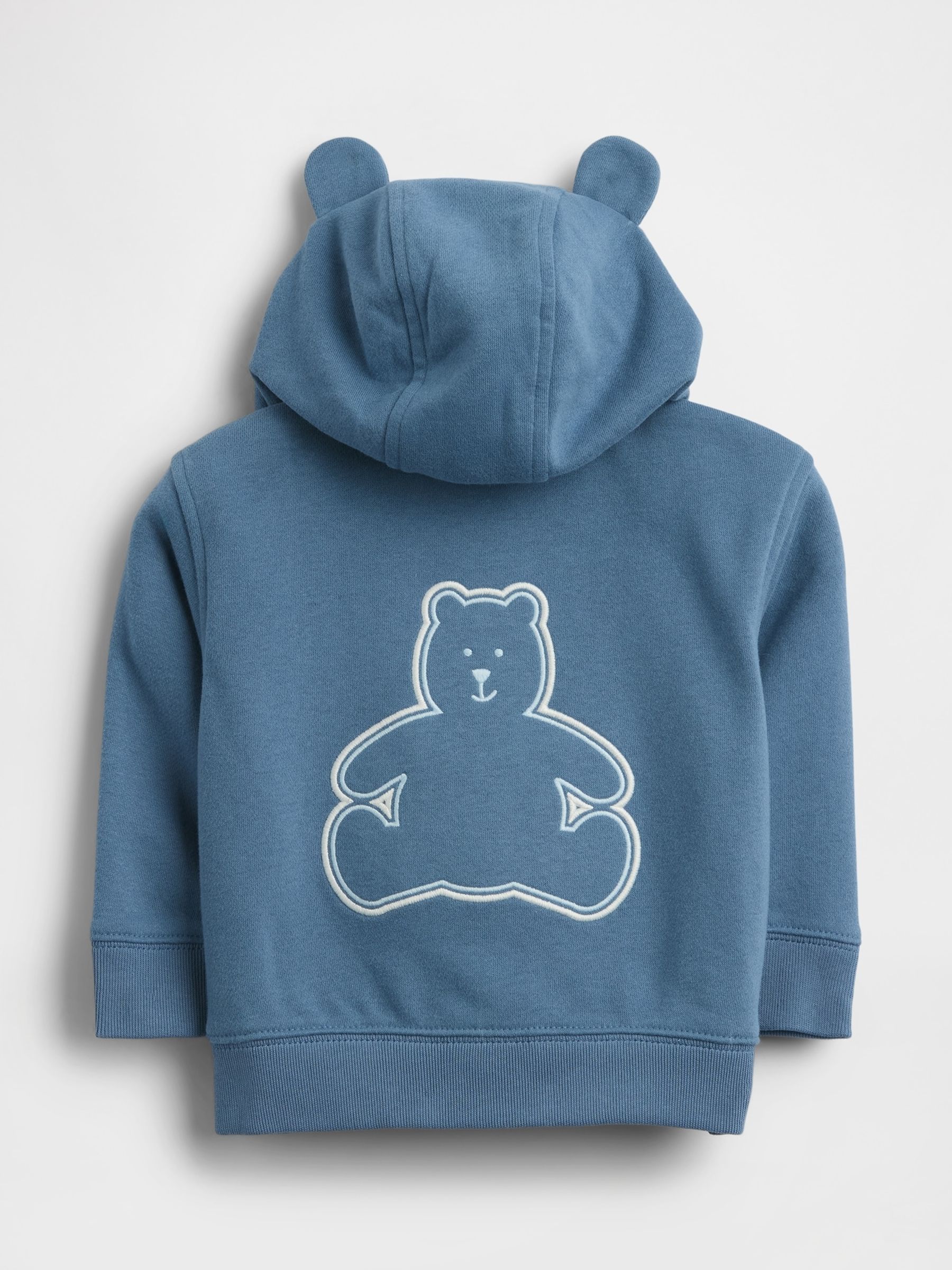 Blue Vintage Soft Terry Logo Zip Hoodie - Image 2 of 3