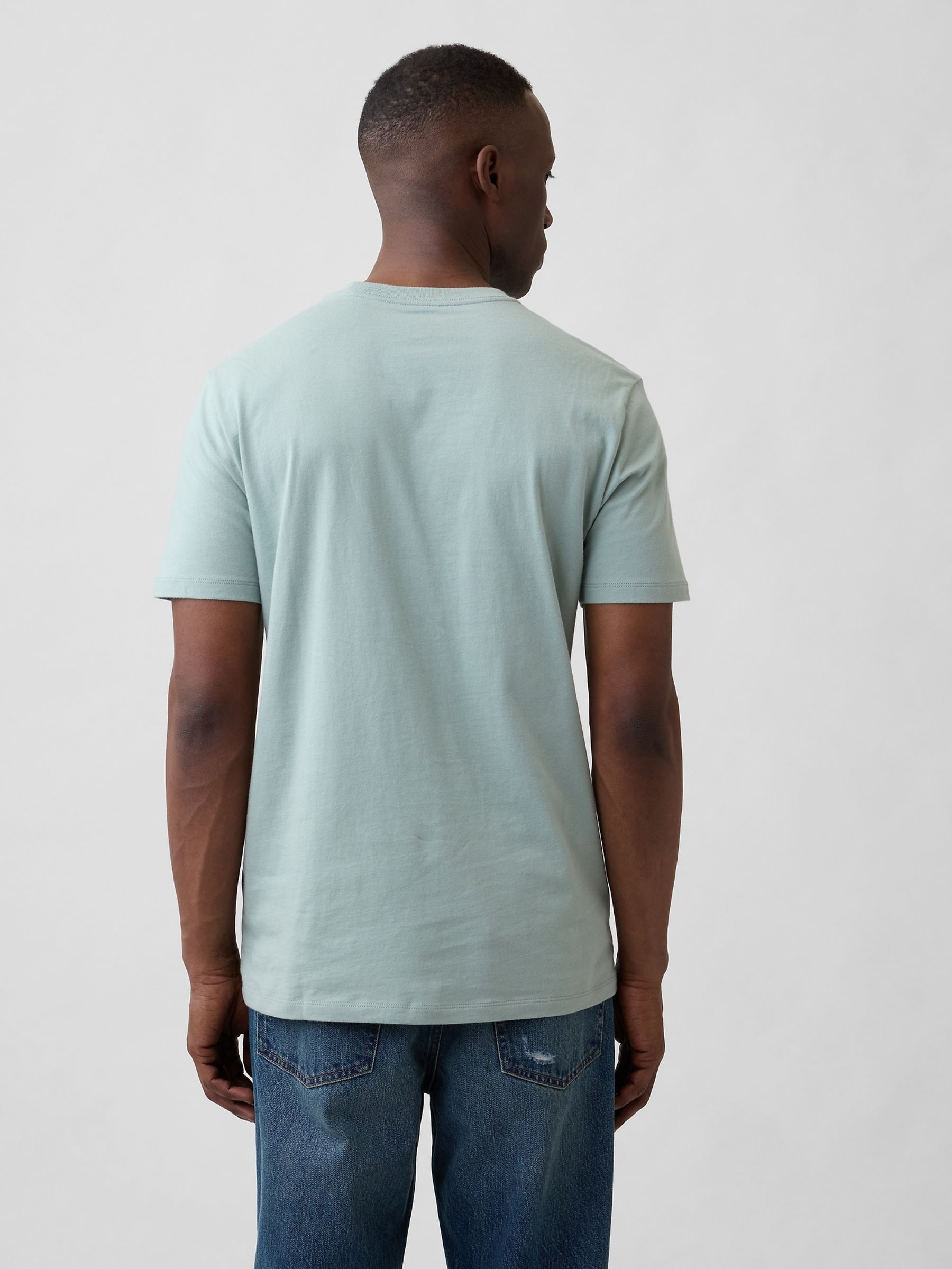 Blue Everyday Soft Logo T-Shirt - Image 2 of 4