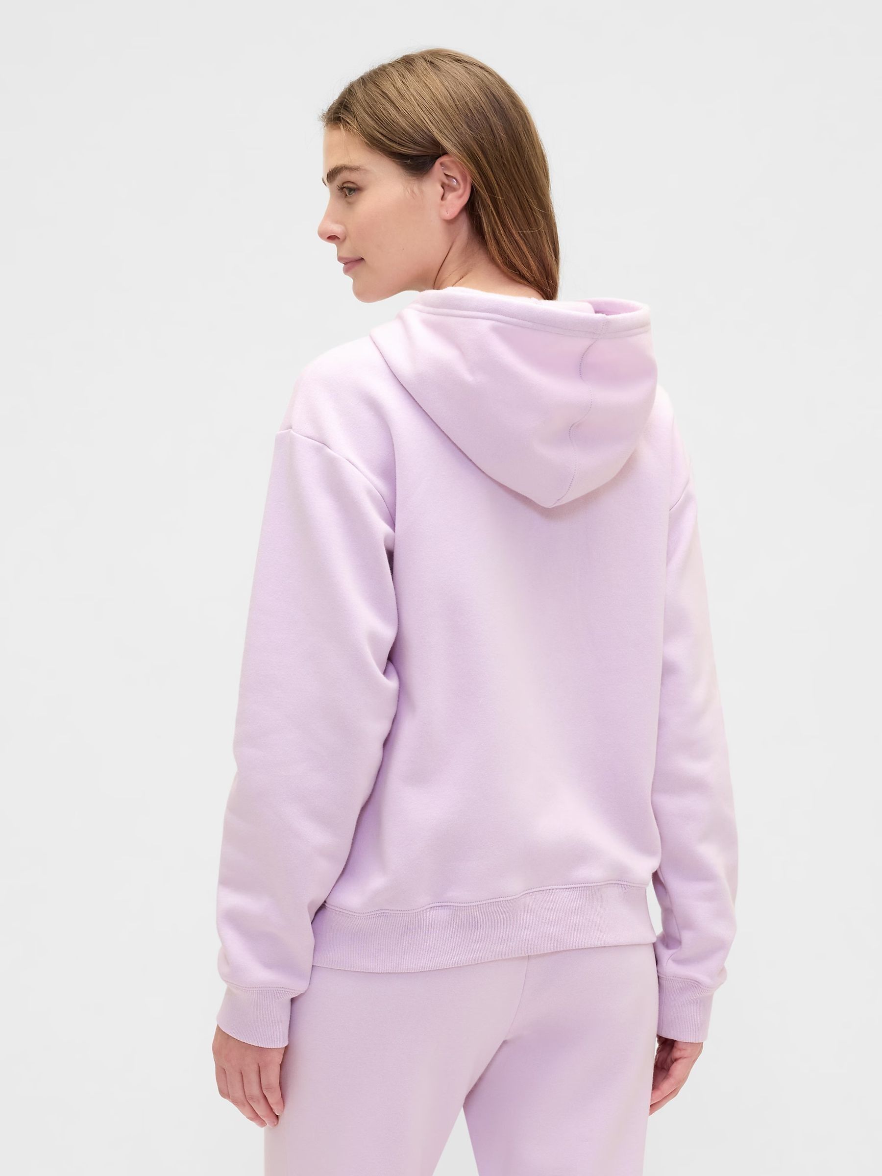 Purple Relaxed Gap Logo Zip Hoodie - Image 2 of 5