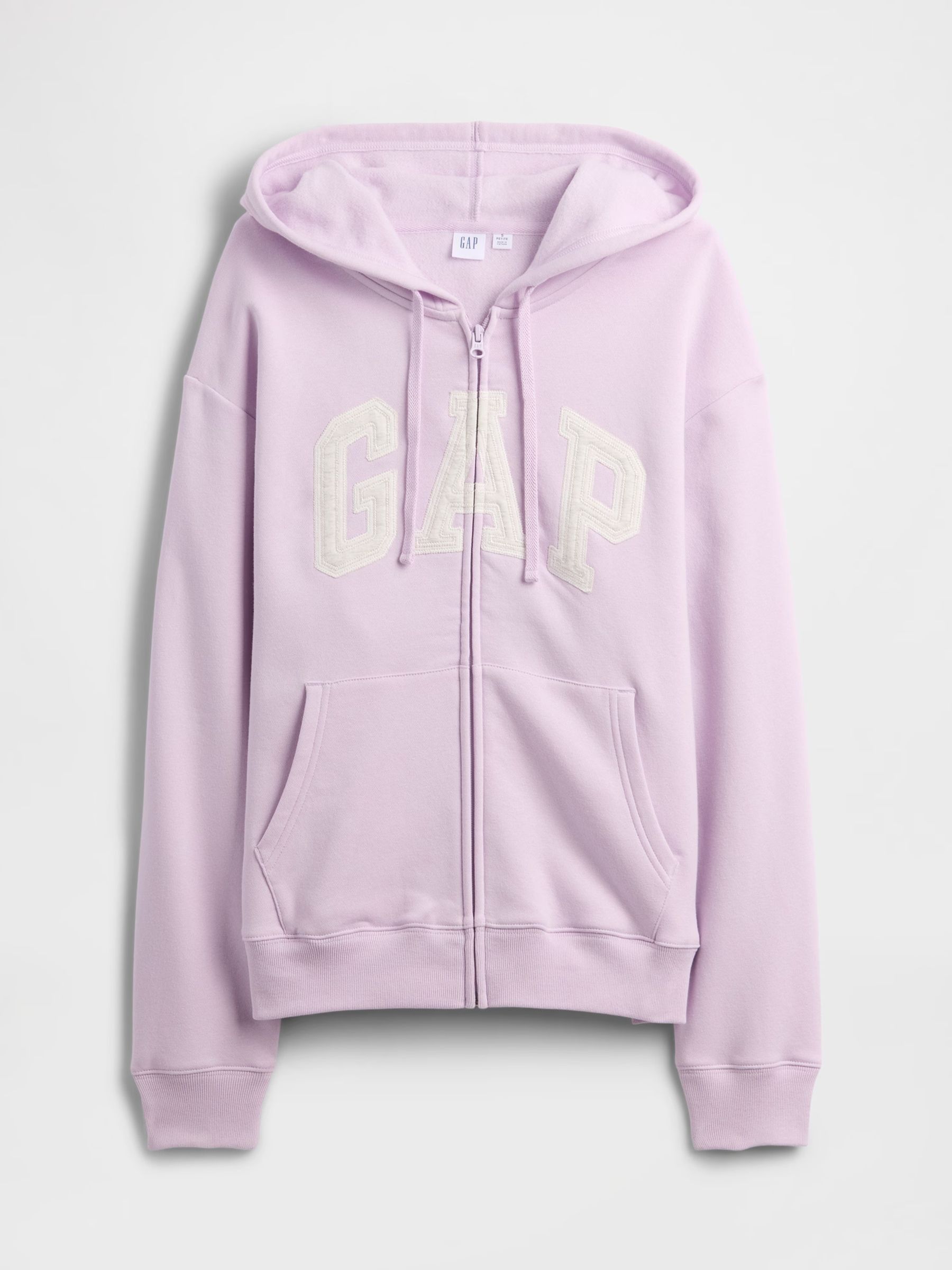 Purple Relaxed Gap Logo Zip Hoodie - Image 5 of 5