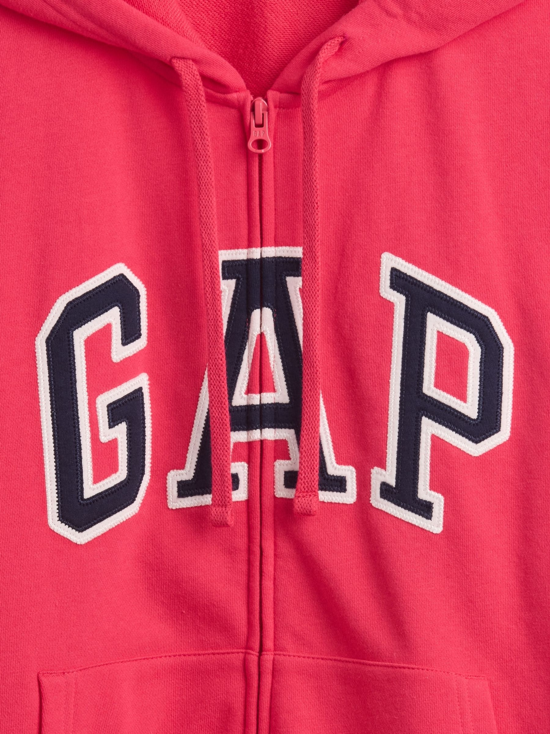 Pink Relaxed Logo Zip Hoodie - Image 4 of 4