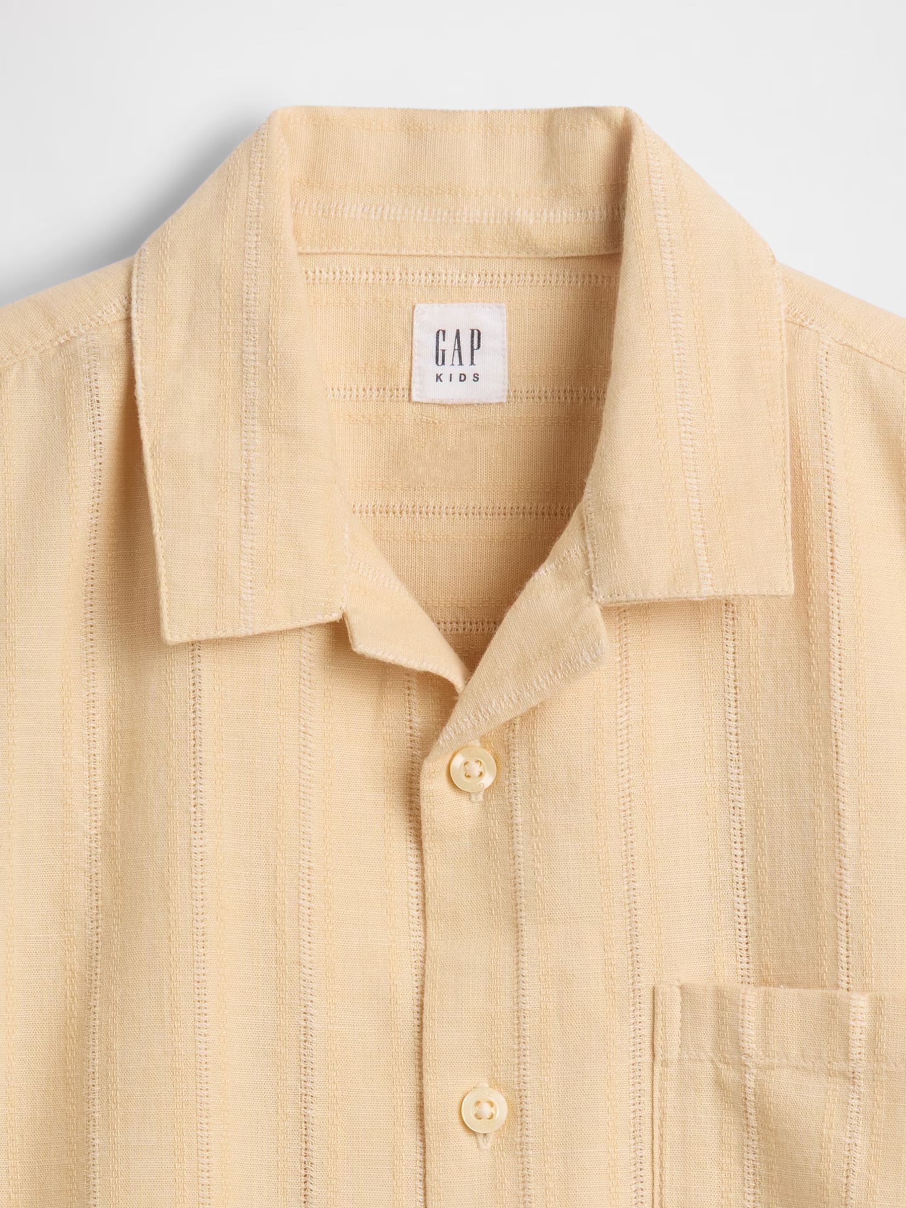 Yellow Relaxed Holiday Shirt - Image 3 of 3