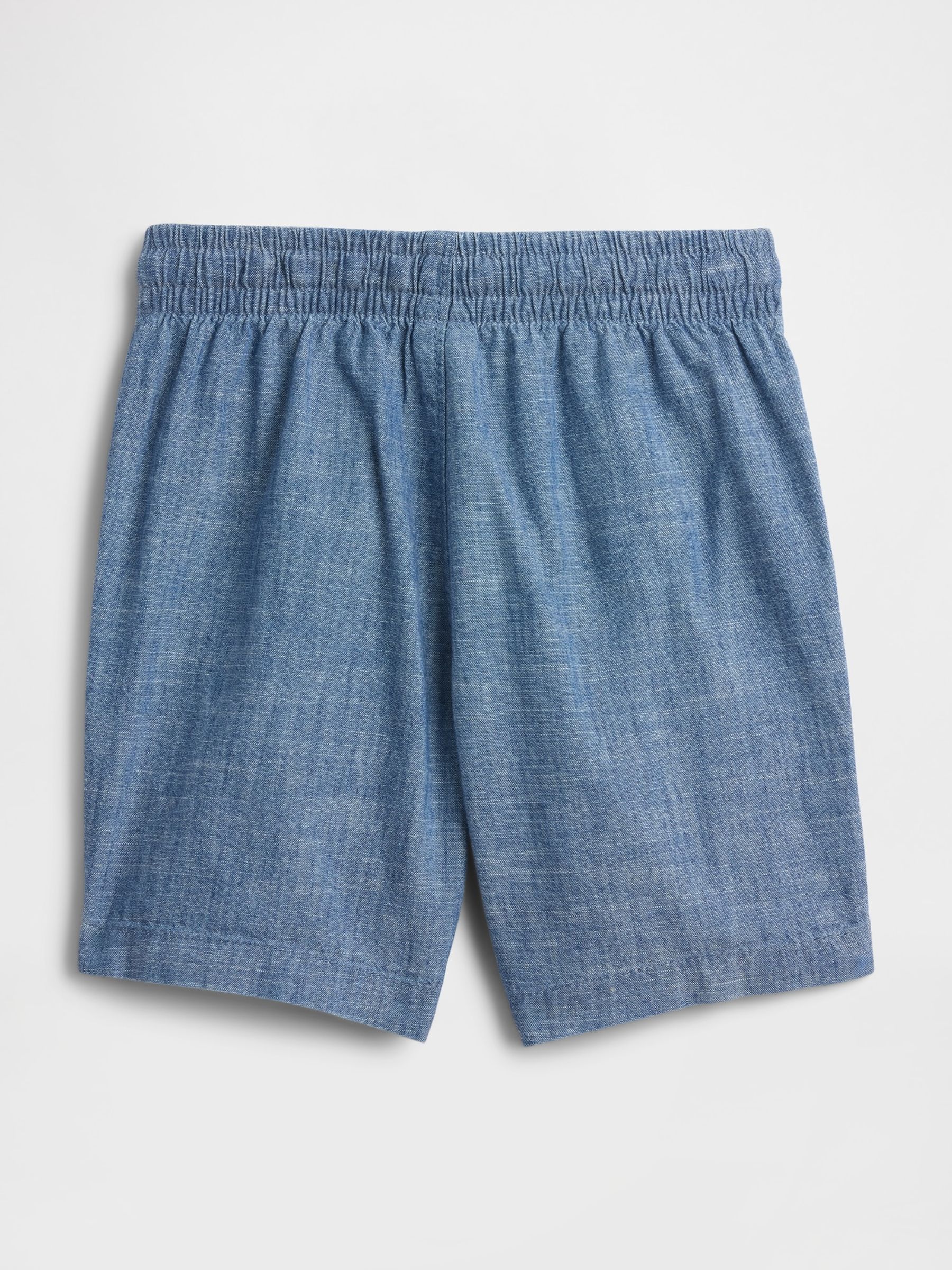 Blue Pull On Shorts - Image 2 of 3 Blue Pull On Shorts - Image 2 of 3