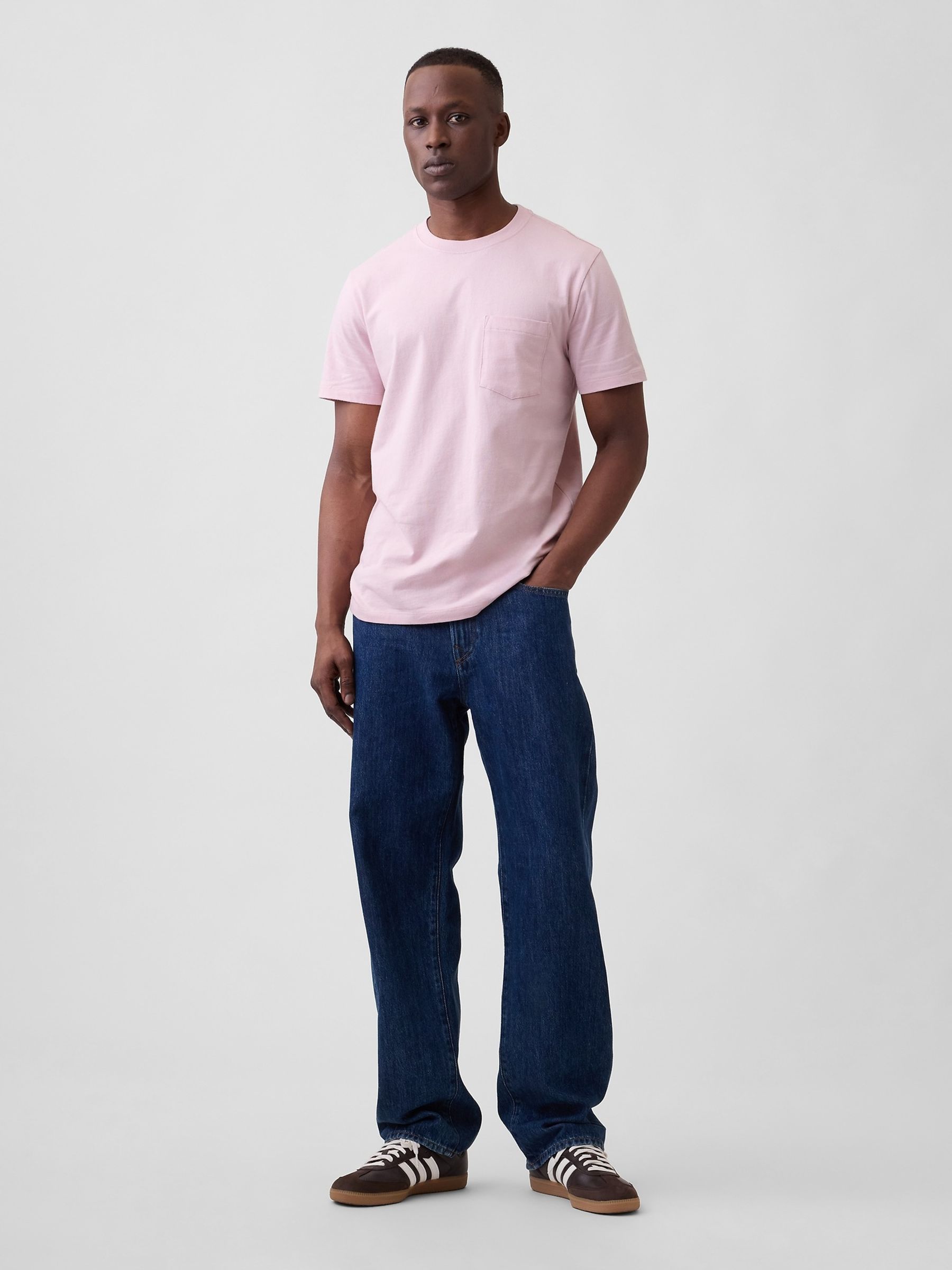Pink Everyday Soft Pocke T-shirt - Image 3 of 5