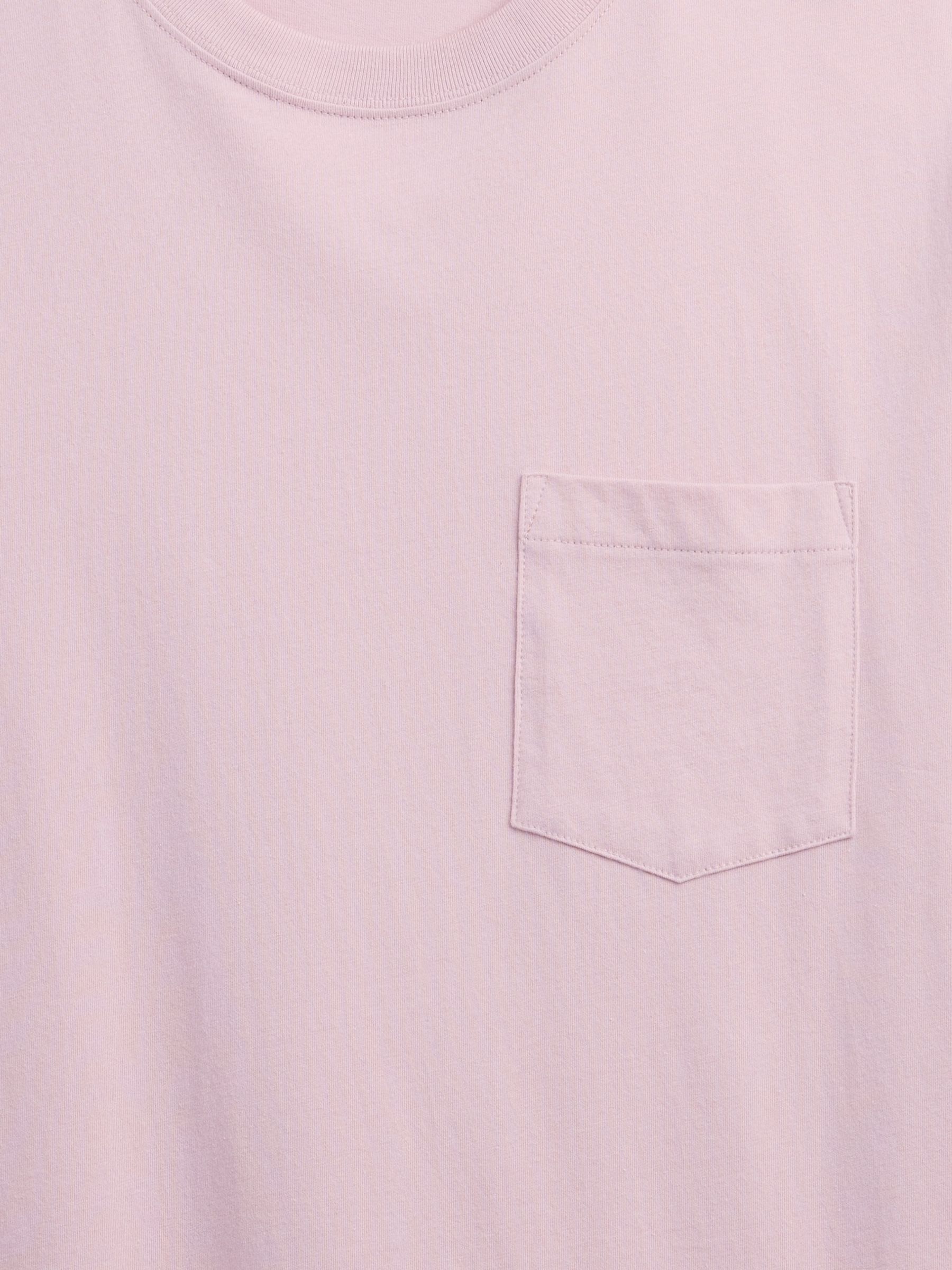 Pink Everyday Soft Pocke T-shirt - Image 5 of 5