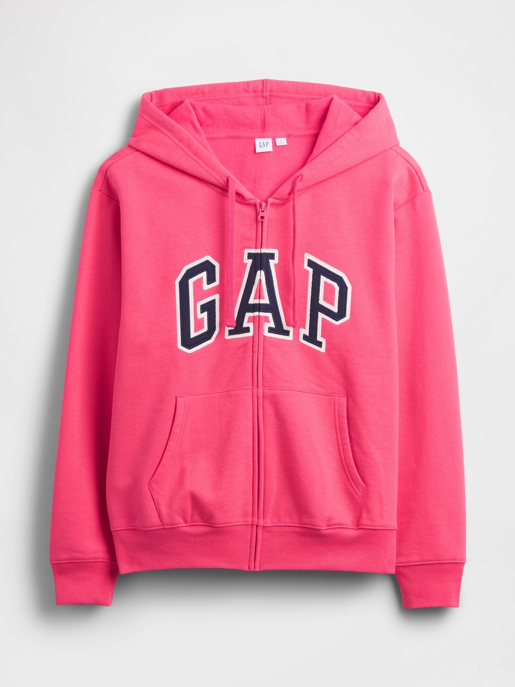 Pink Relaxed Logo Zip Hoodie - Image 5 of 5