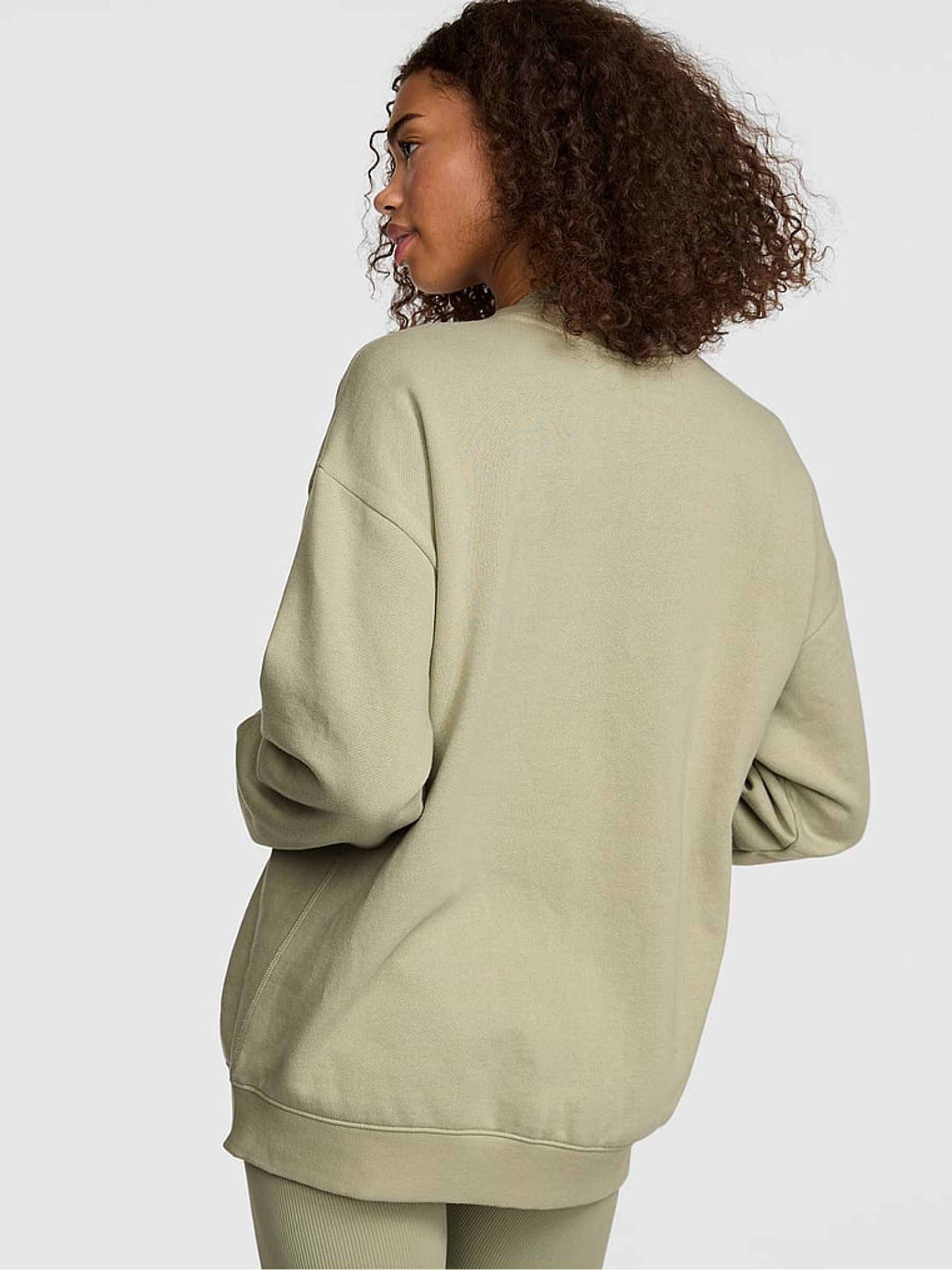 Slate Green Fleece Sweatshirt - Image 2 of 2