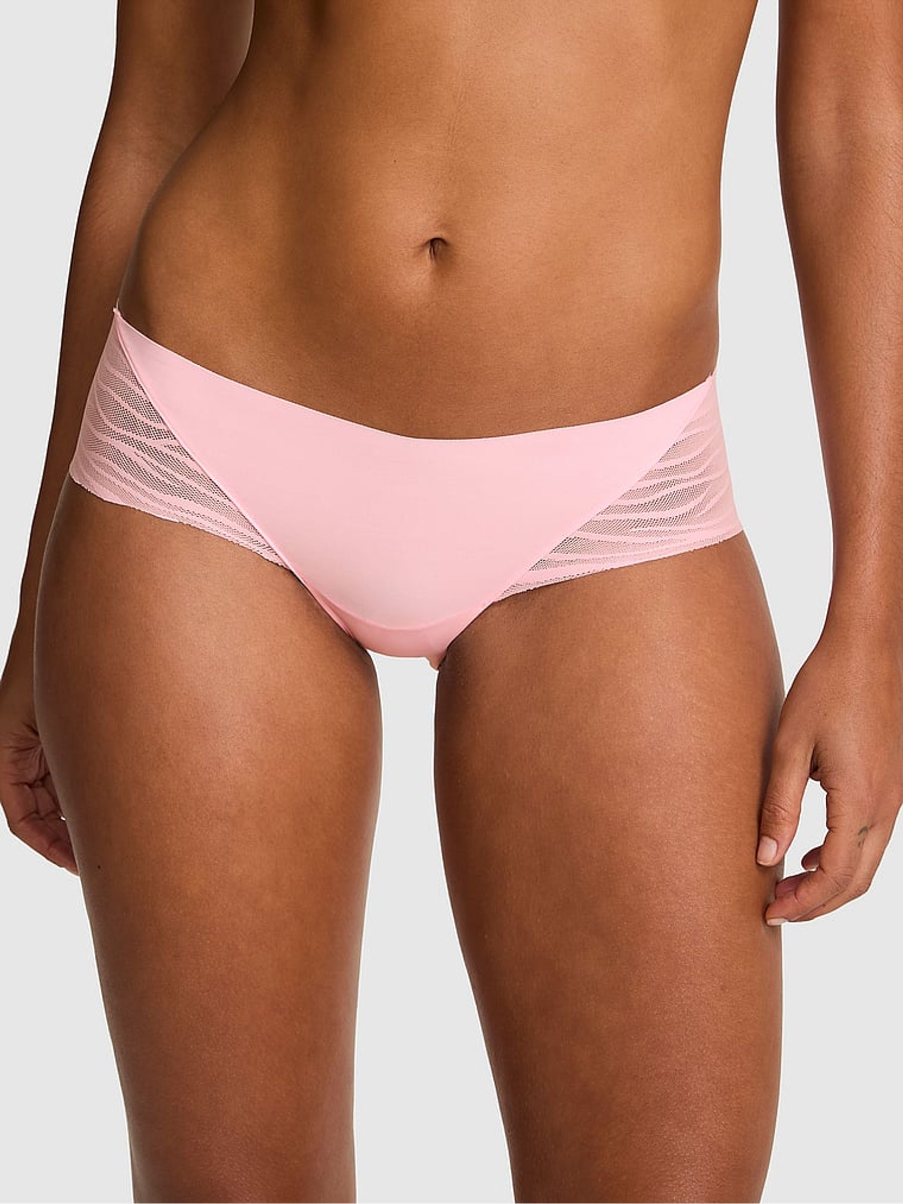 Boardwalk Pink Hipster Zebra Lace Knickers - Image 1 of 2
