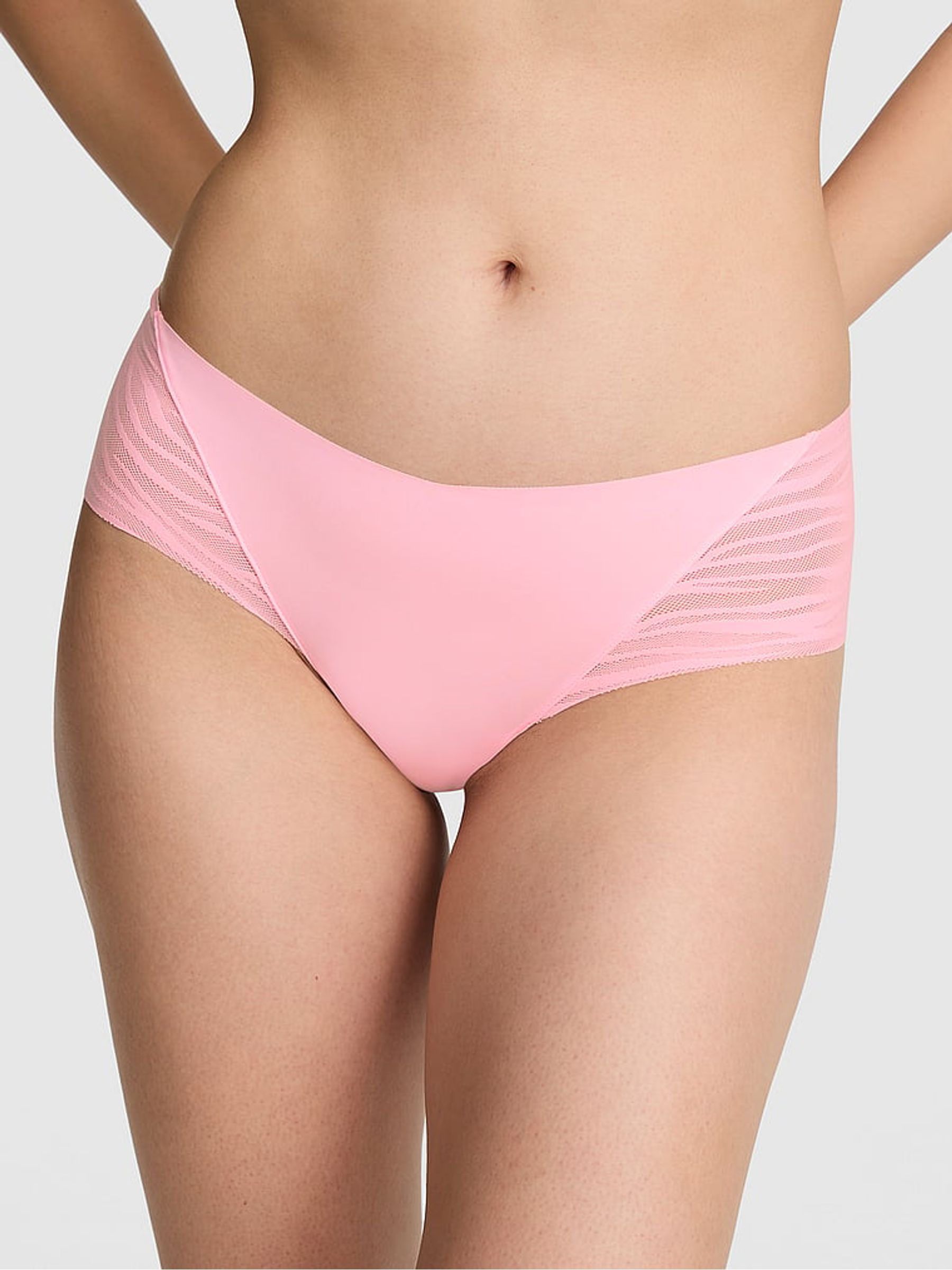 Boardwalk Pink Cheeky Zebra Lace Knickers - Image 1 of 2