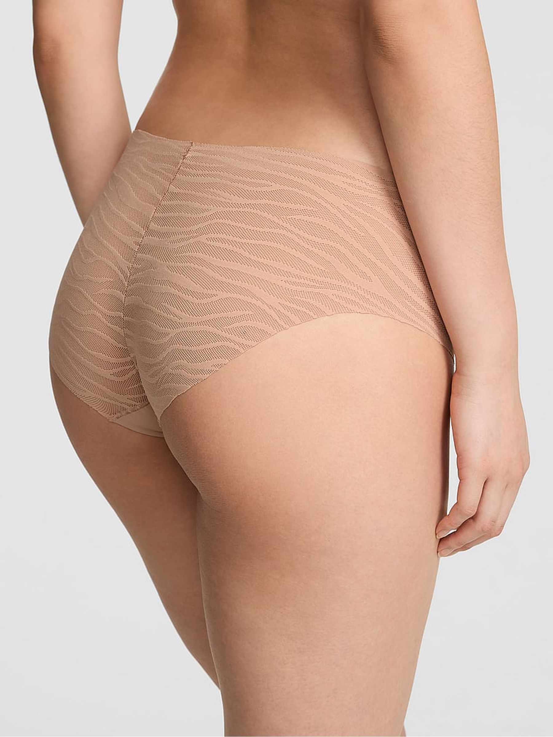 Praline Nude Hipster Zebra Lace Knickers - Image 2 of 2