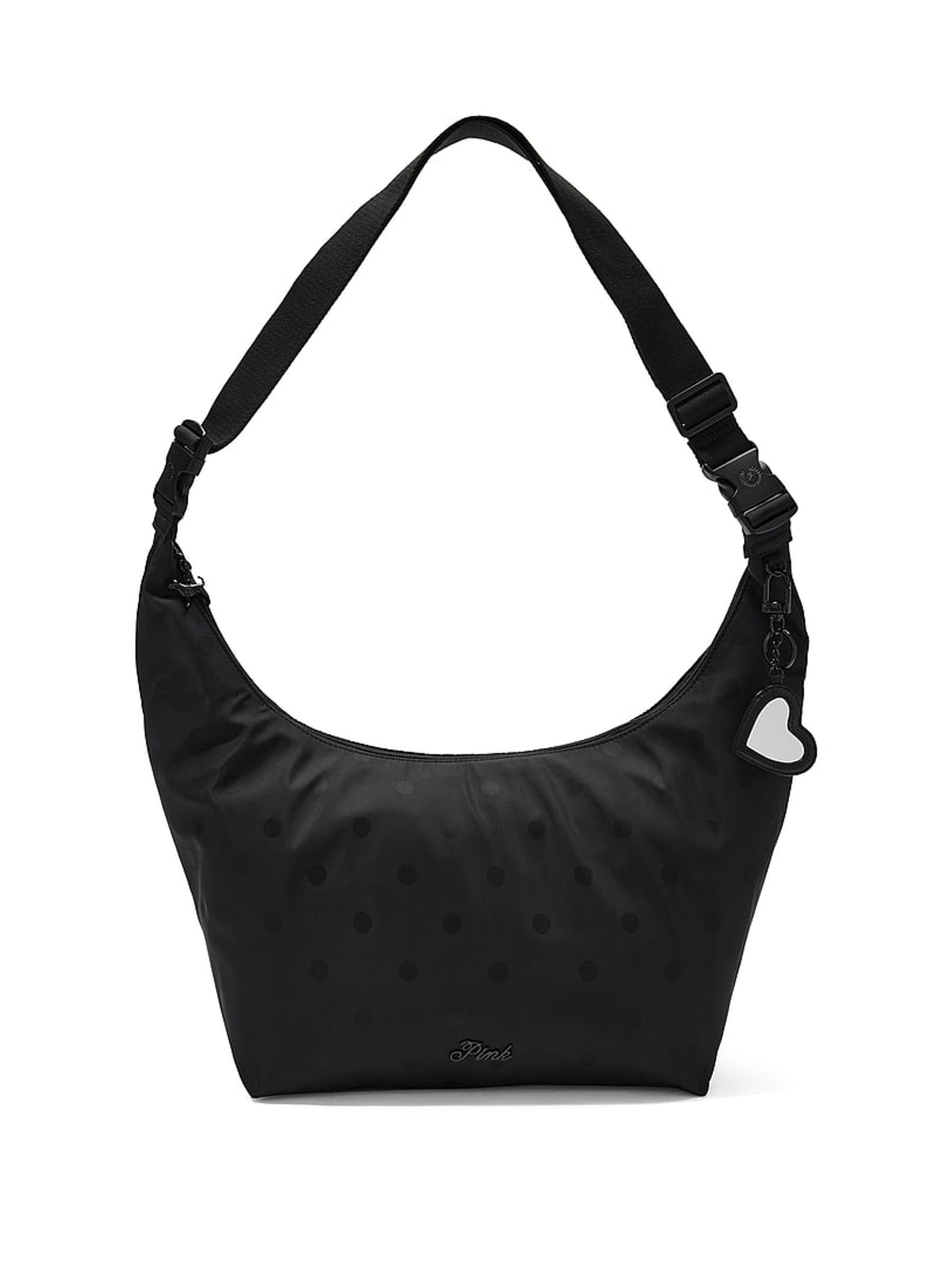 Black Polka Dot Hobo Bag - Image 2 of 4
