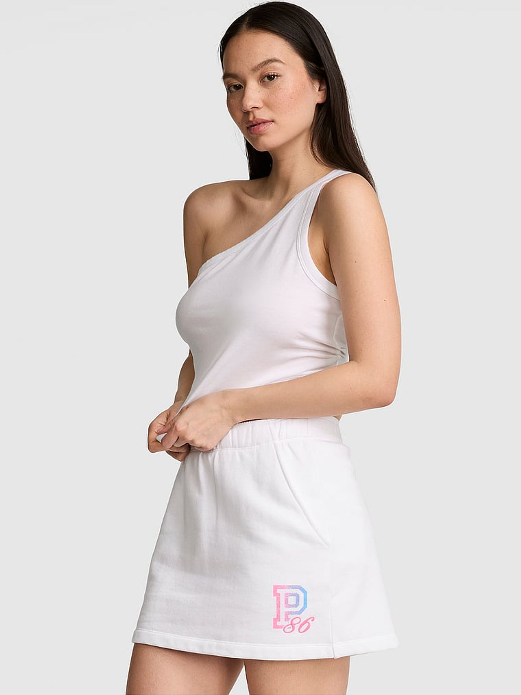 White Fleece Skort - Image 1 of 2