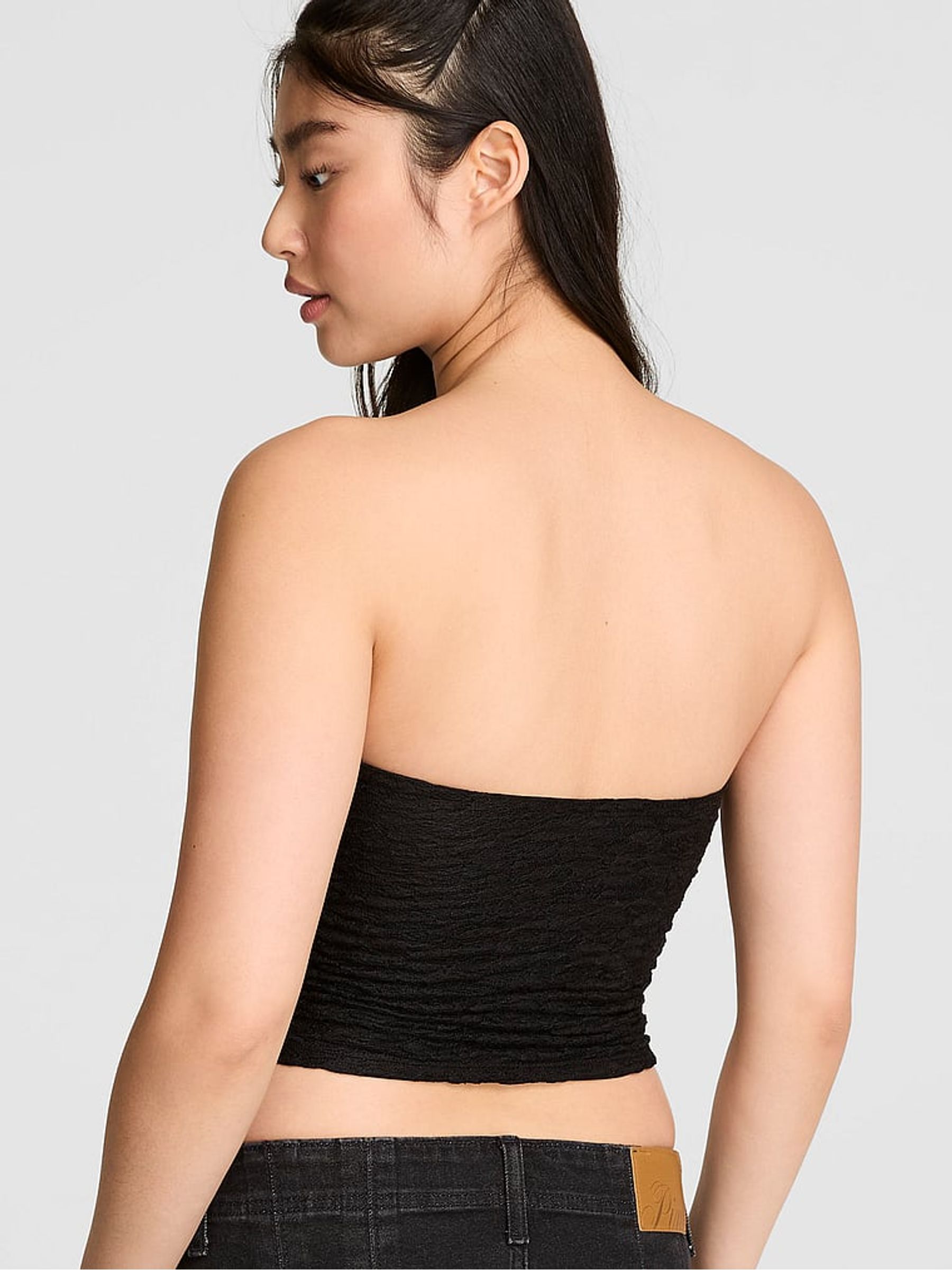Black Lace Tube Top - Image 2 of 2