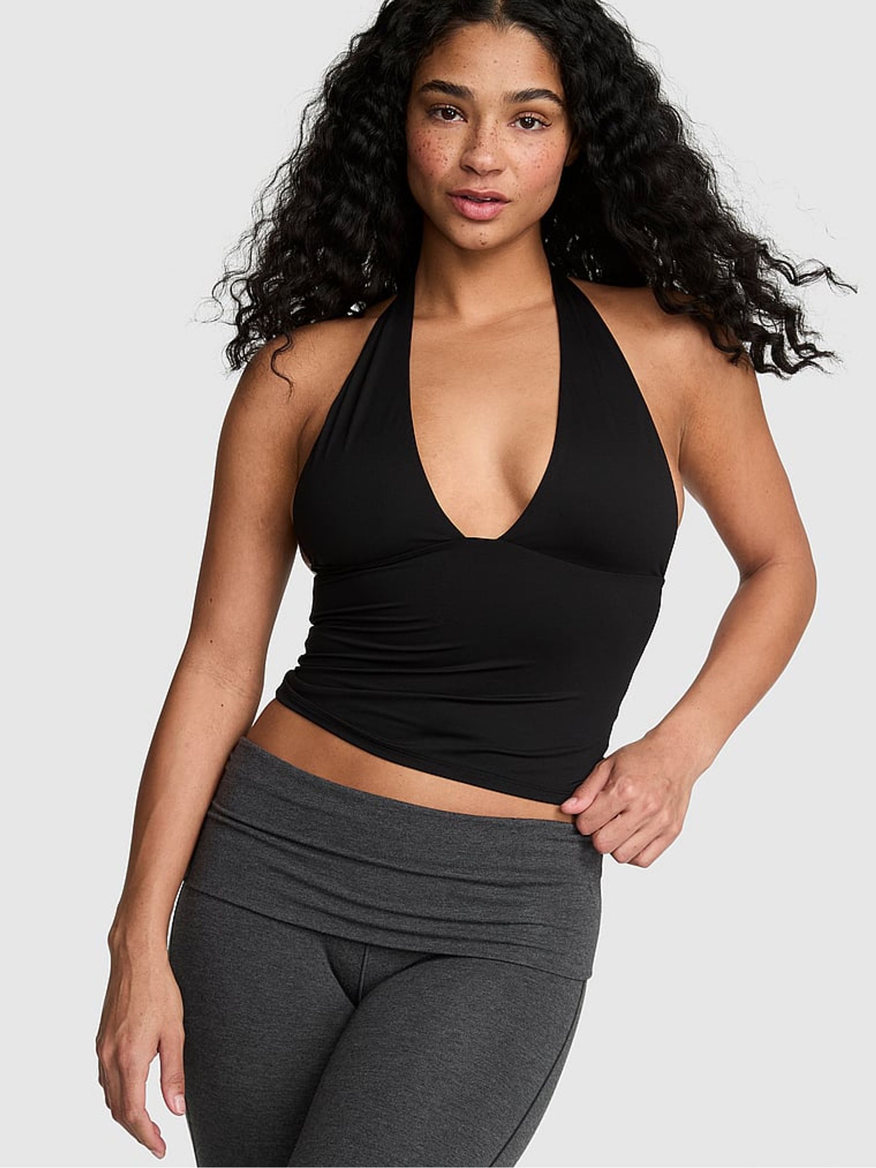 Black Halter Top - Image 1 of 2