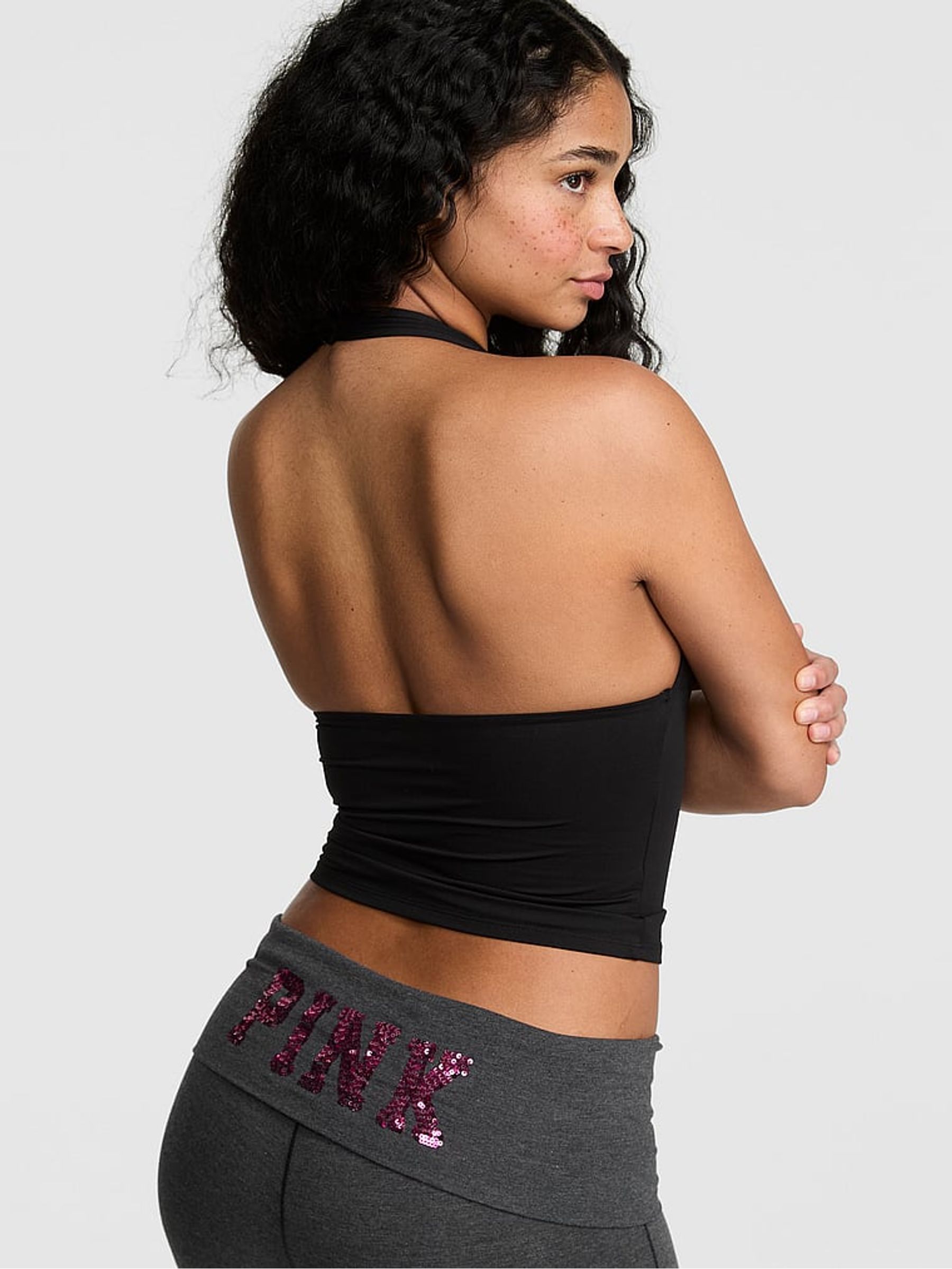 Black Halter Top - Image 2 of 2