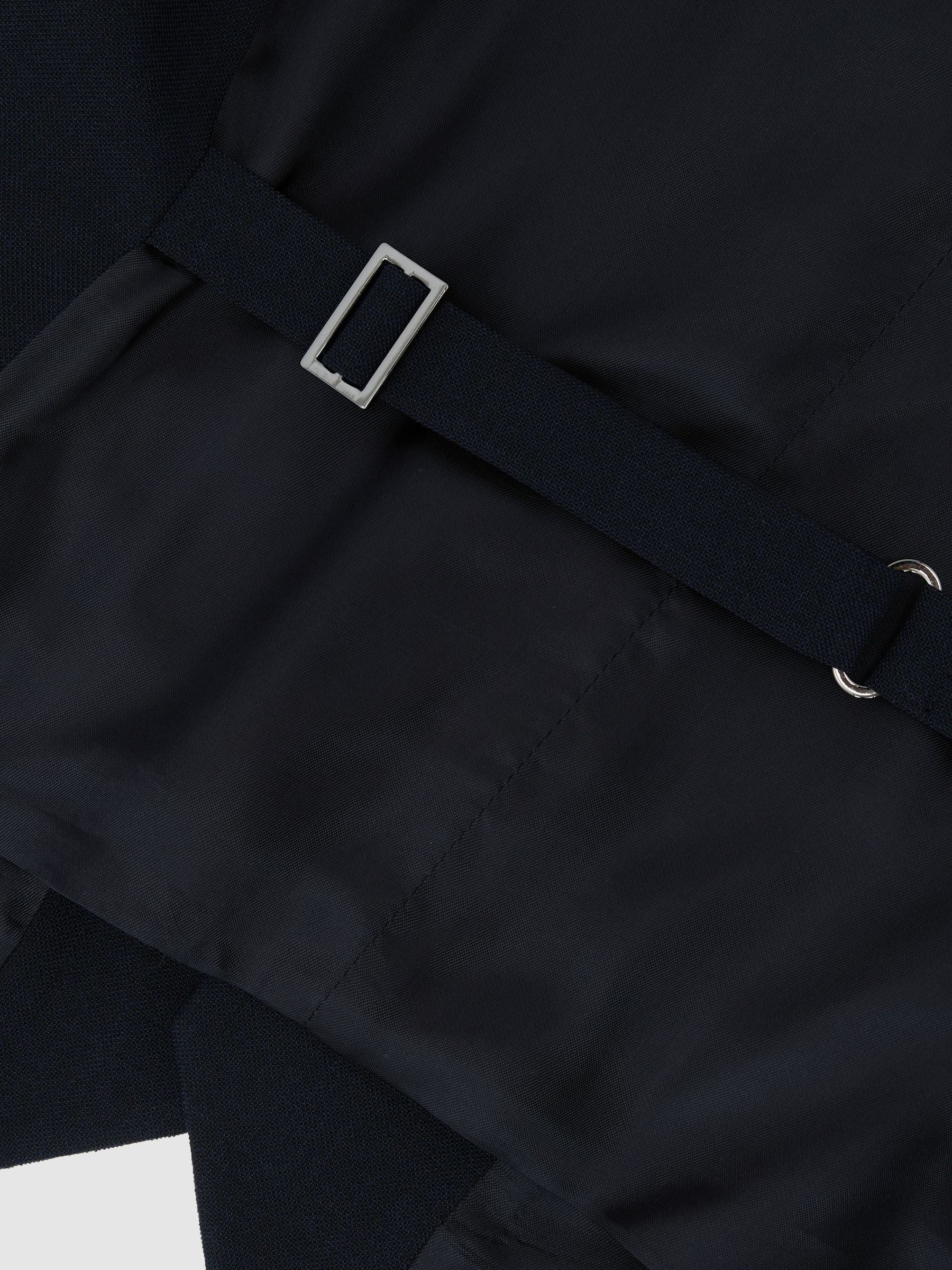 Single-Breasted Tailored Waistcoat in Navy - image 3