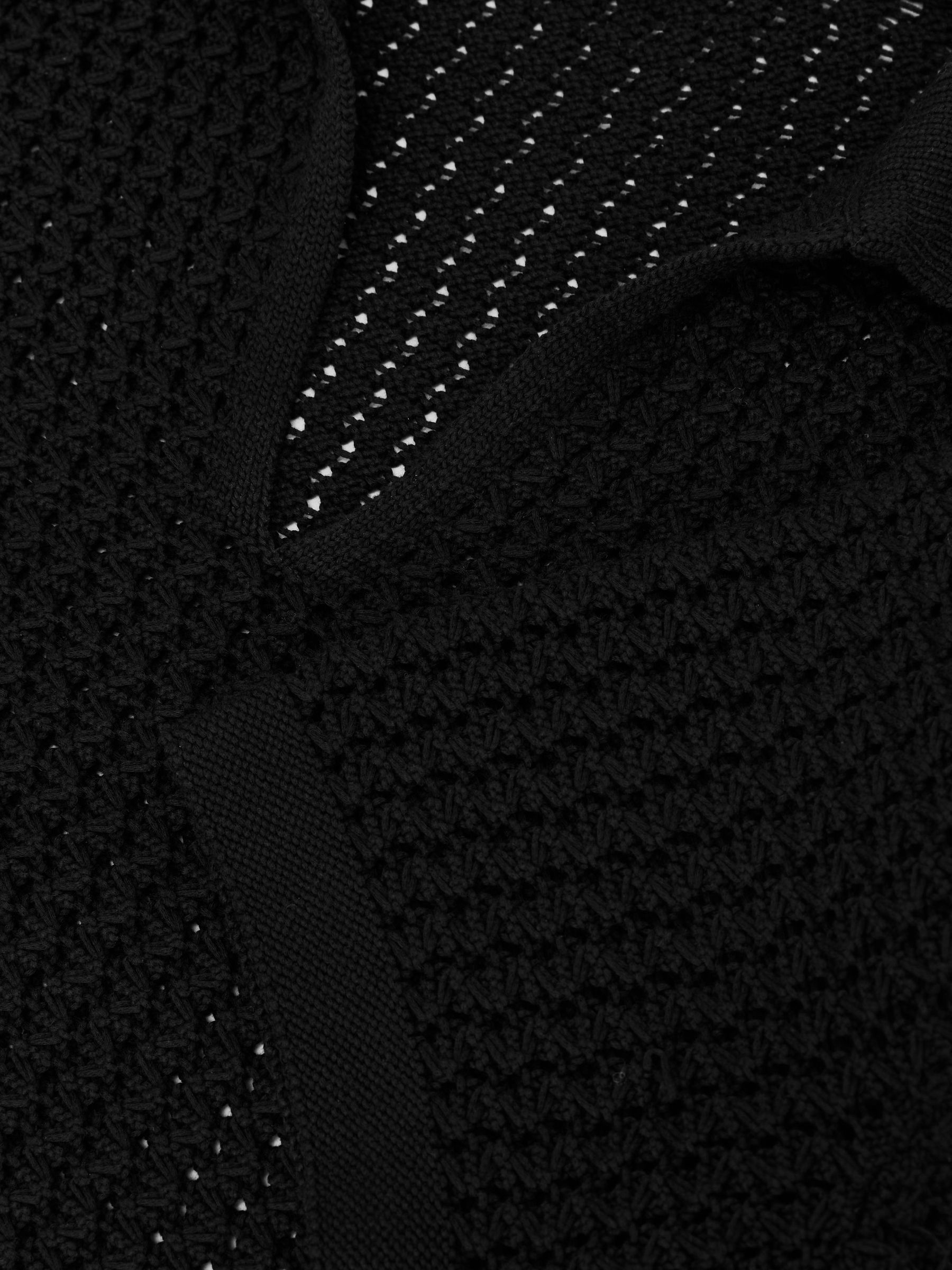Polo Shirt in Black - Image 6 of 6