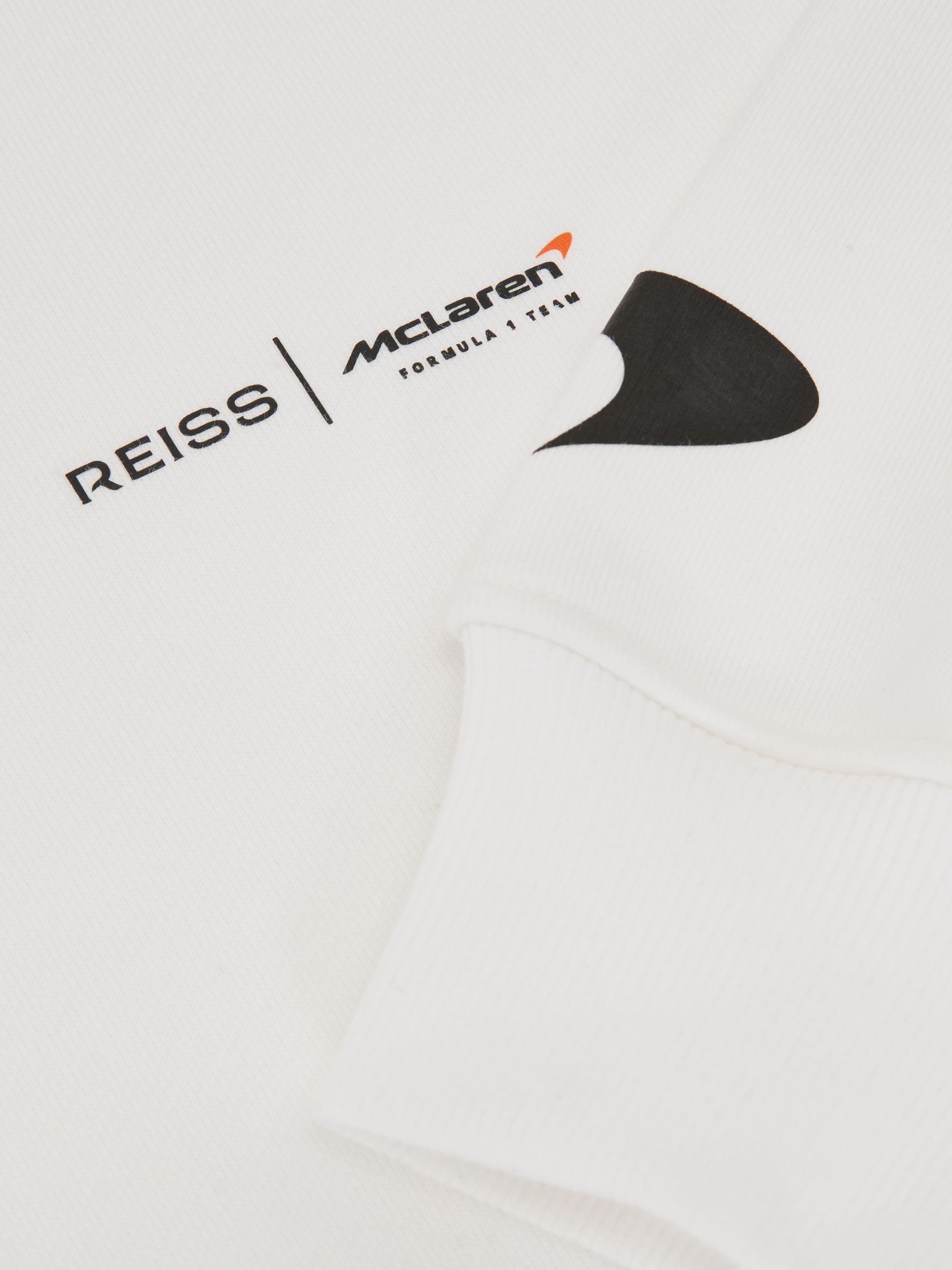 McLaren Racing Heavyweight Motif Hoodie Unisex-Fit in White - image 2