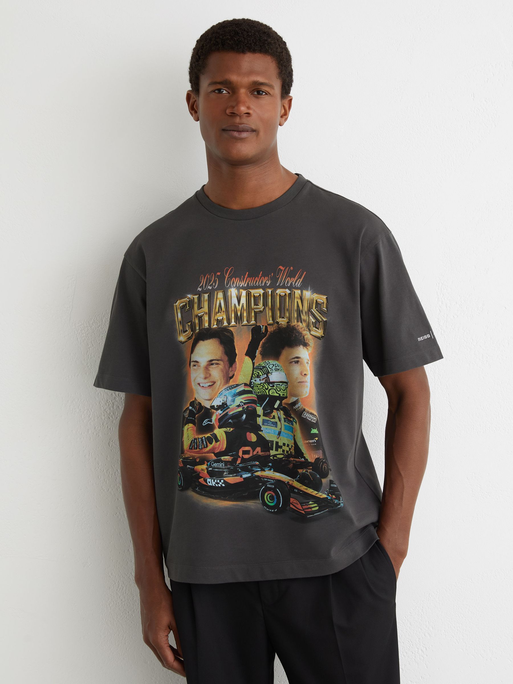 McLaren F1 Team Championship T-Shirt in Washed Black - image 2