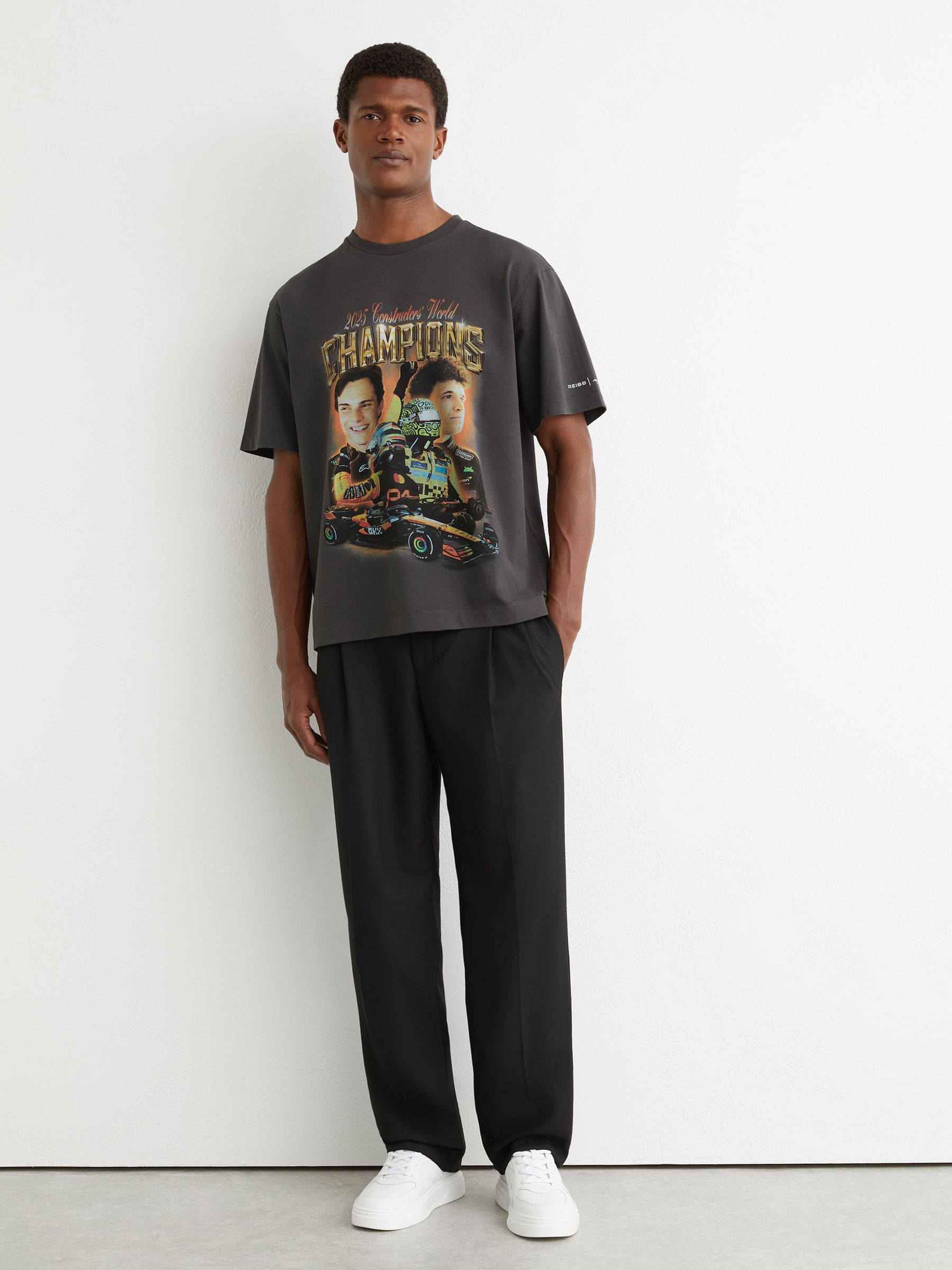 McLaren F1 Team Championship T-Shirt in Washed Black - image 5