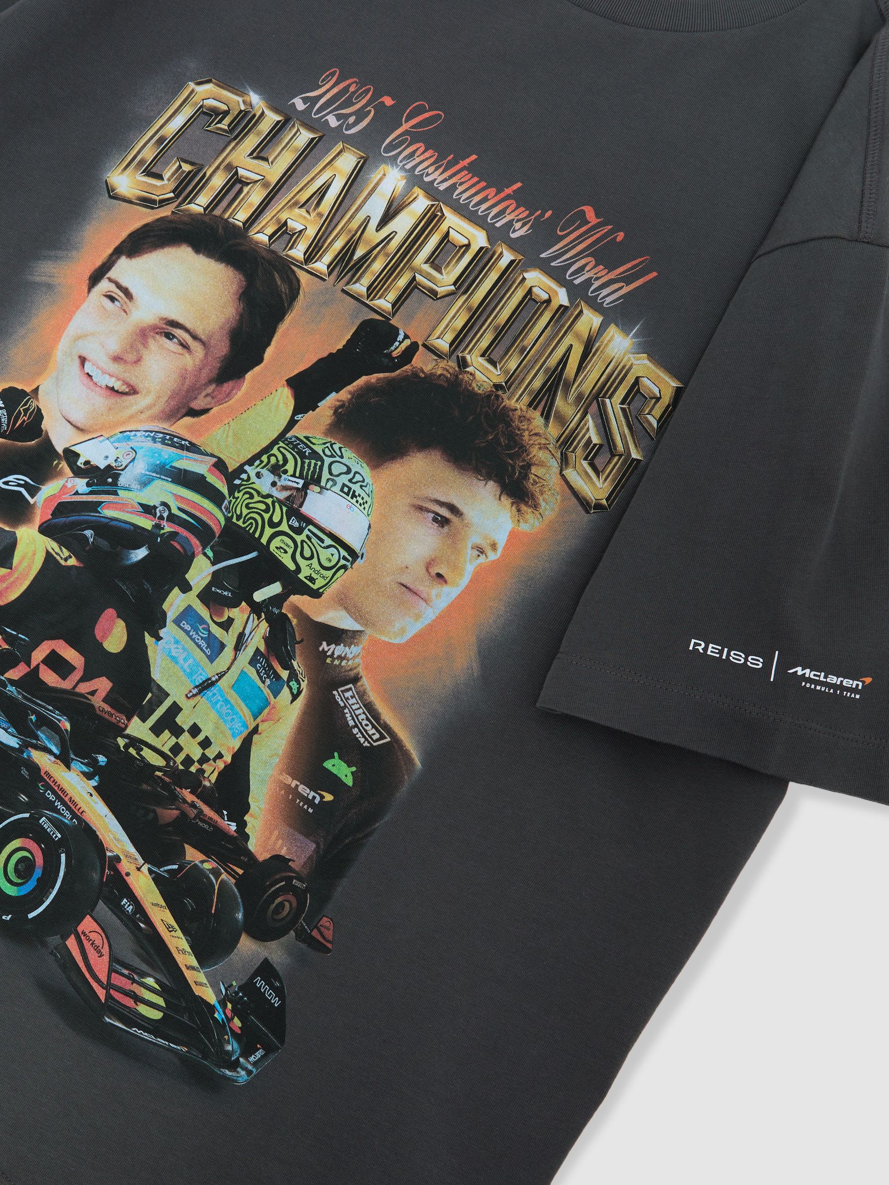 McLaren F1 Team Championship T-Shirt in Washed Black - image 4