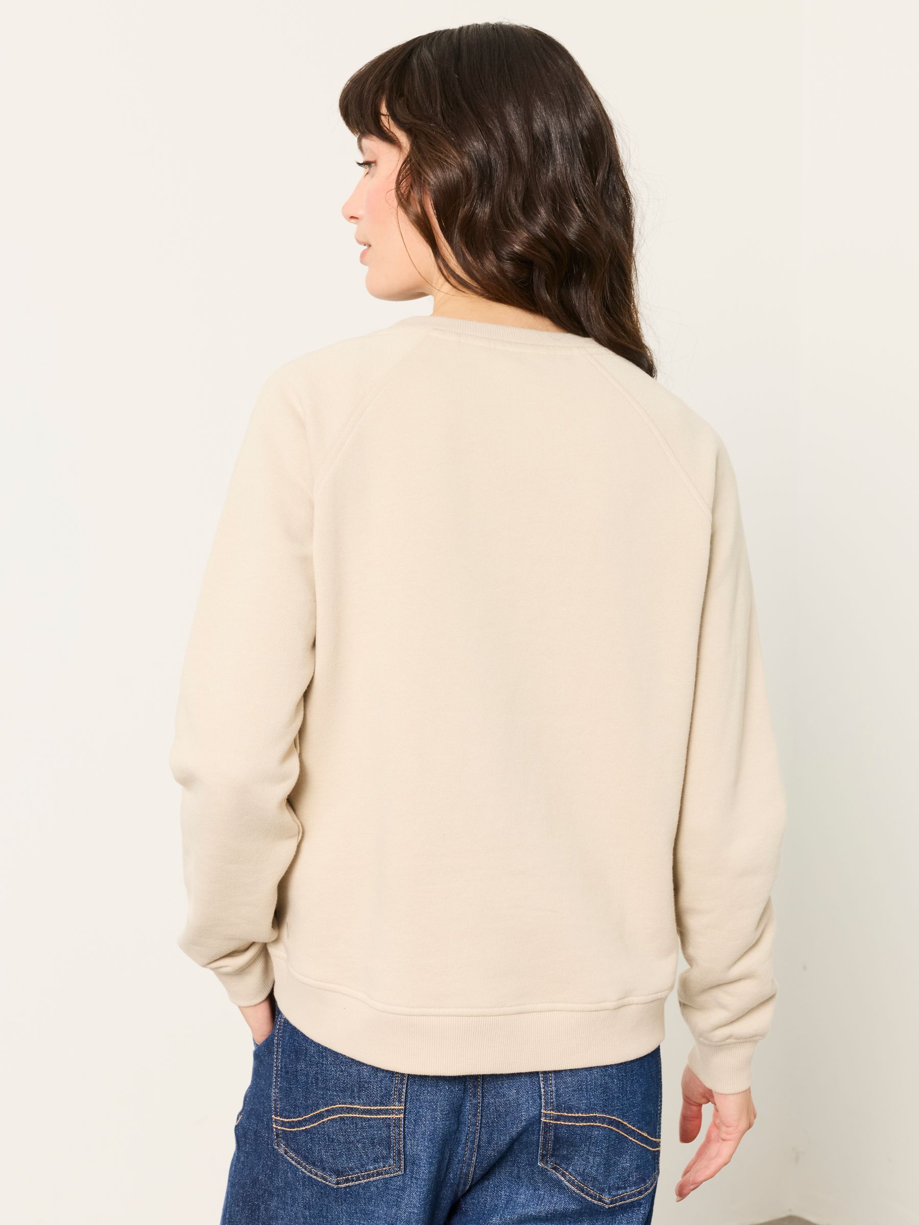 Bex Ivory Vegetable Crochet Crew Sweat Top - Image 2 of 6