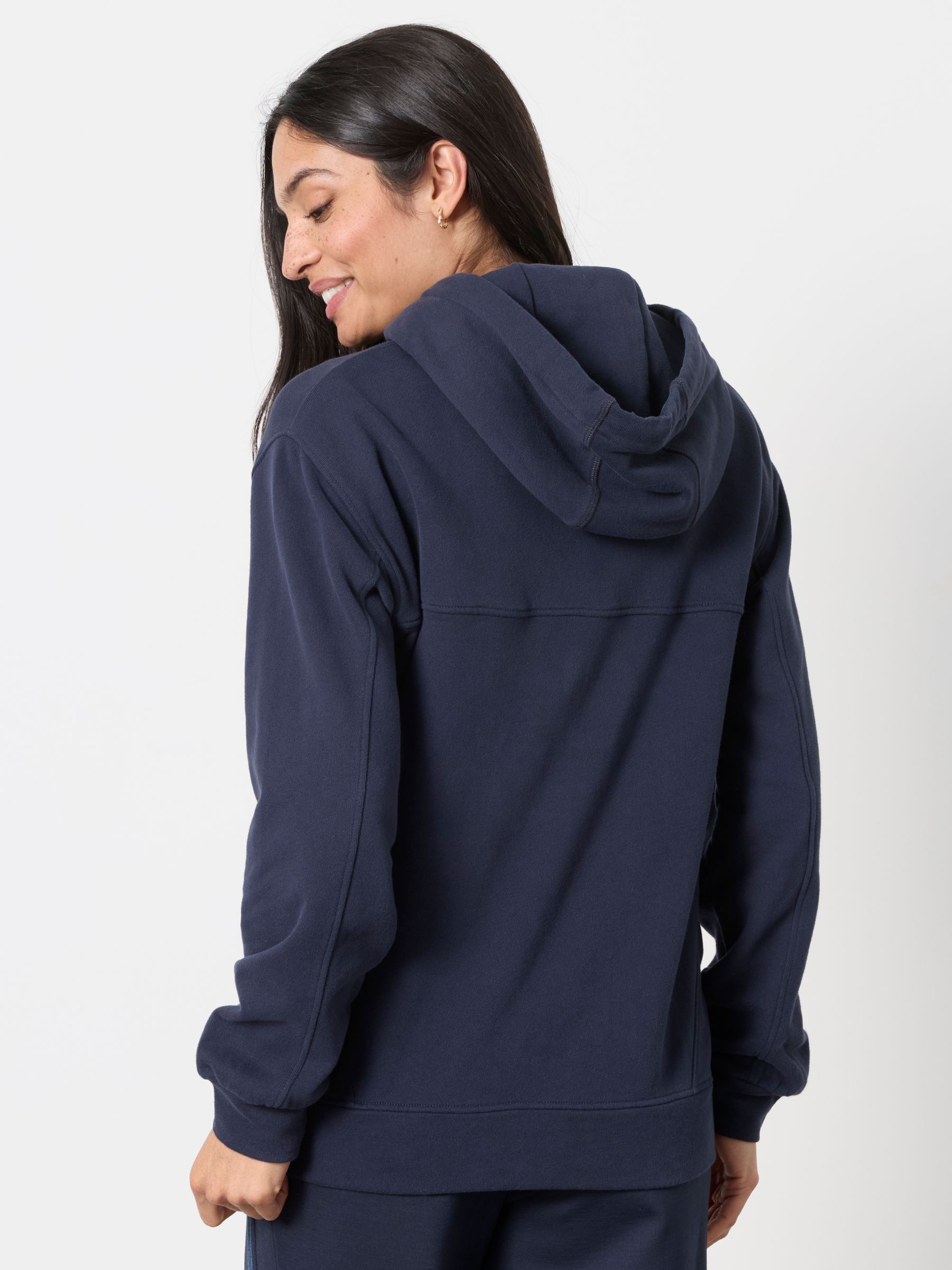 Freya Navy Overhead Hoodie - Image 2 of 5 Freya Navy Overhead Hoodie - Image 2 of 5