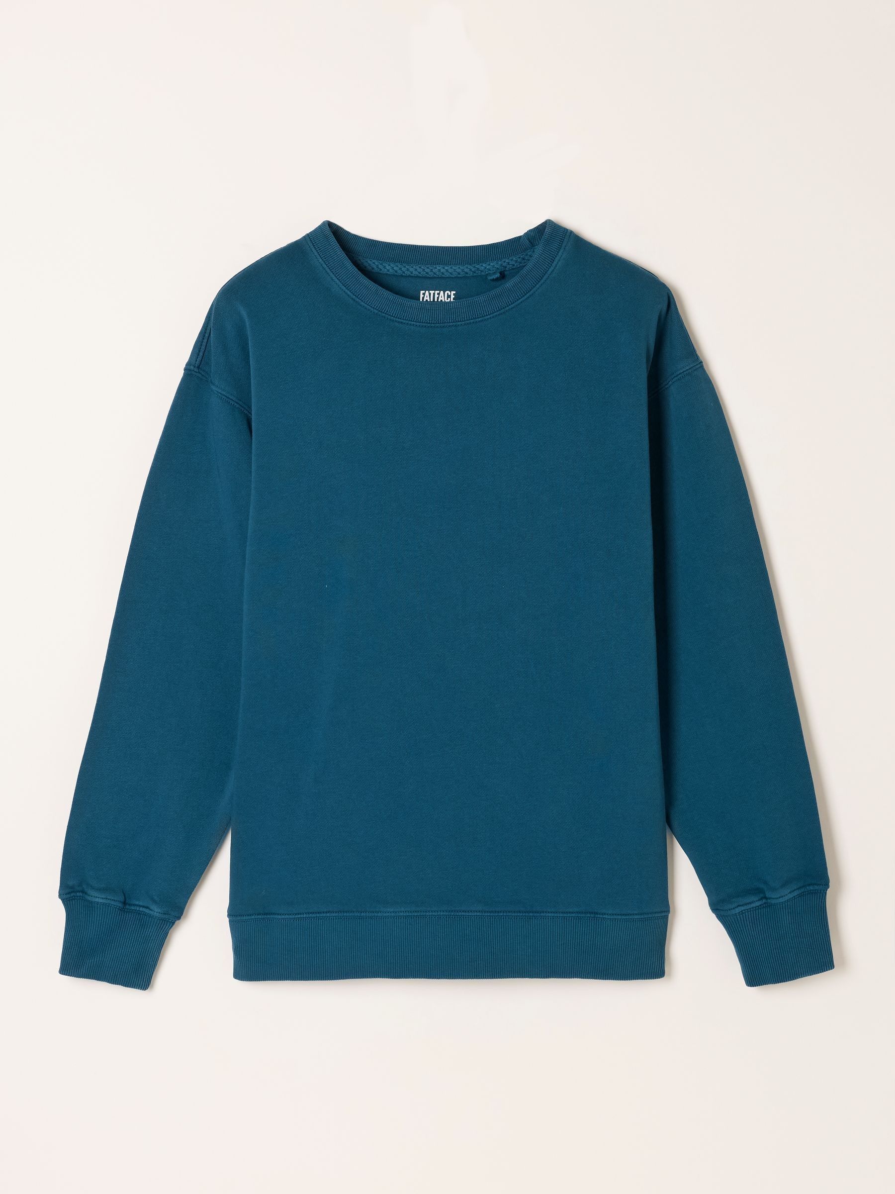 Crew Sweat Top in Indigo Blue - Image 5 of 5
