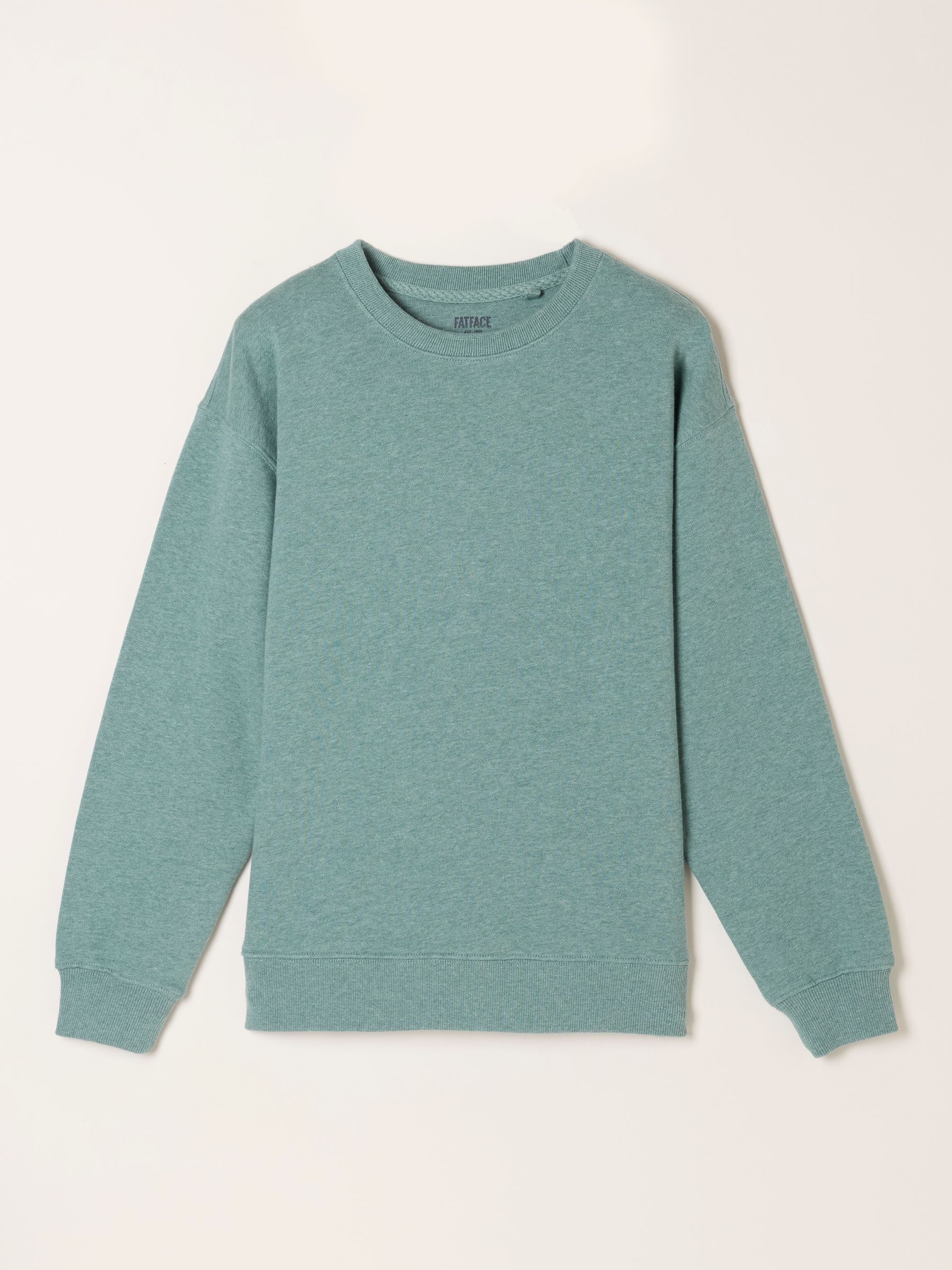 Crew Sweat Top in Green Marl - Image 5 of 5