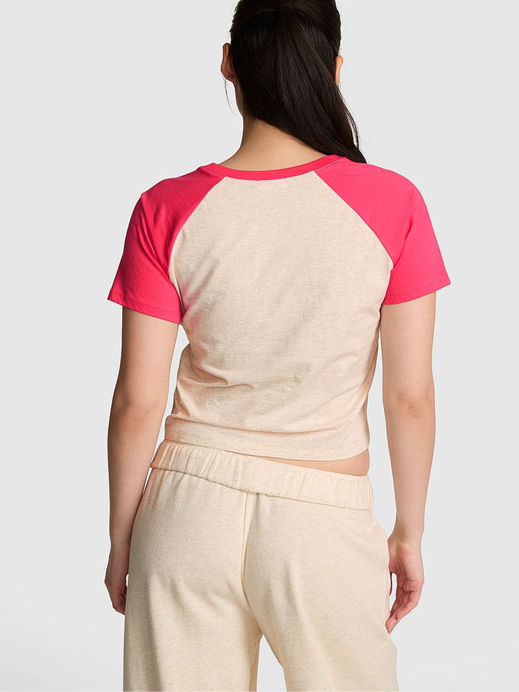 Candy Pink Pocket Pyjama Top - Image 2 of 2