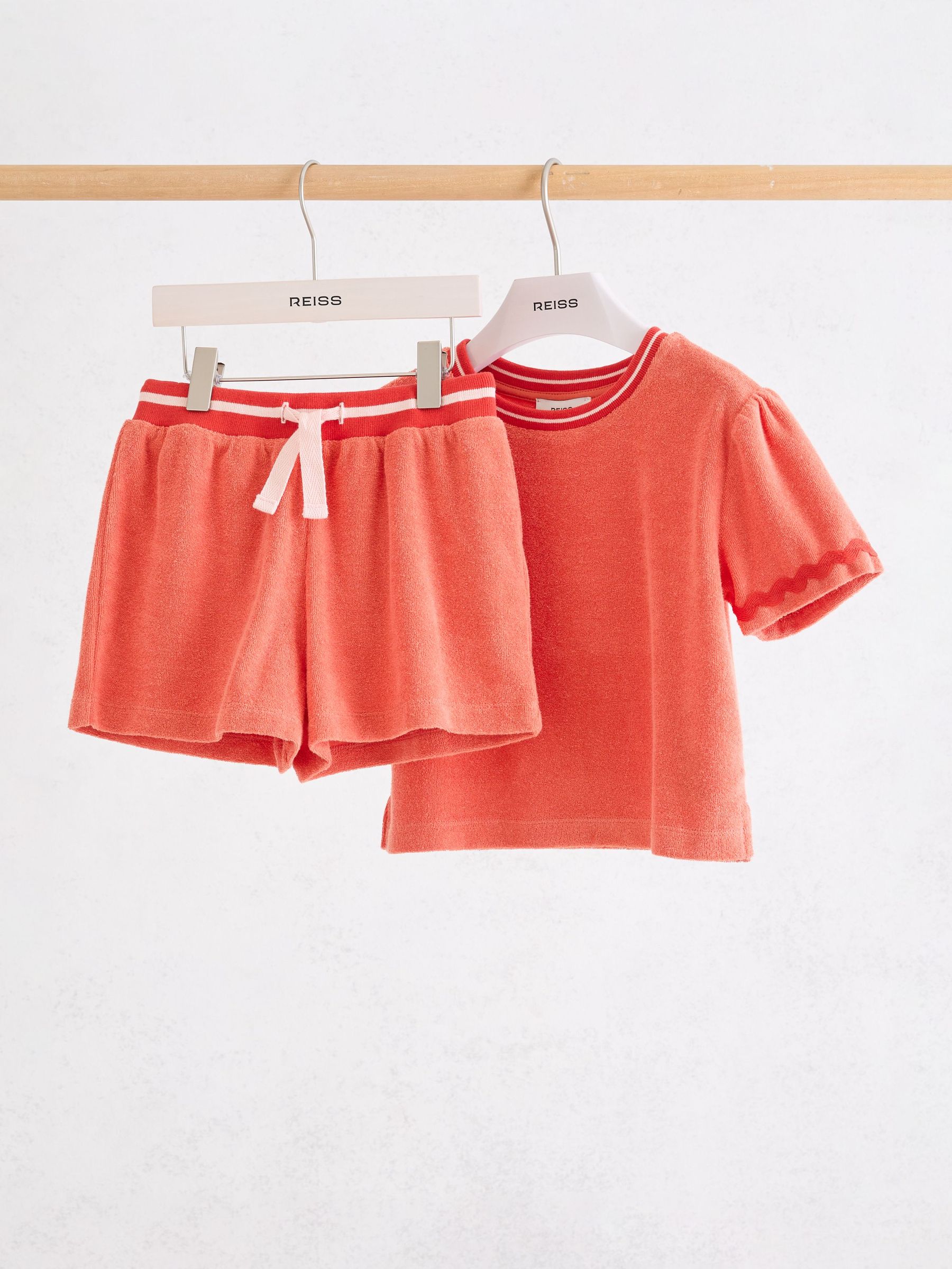 Top & Jogger Set in Orange - Image 2 of 3