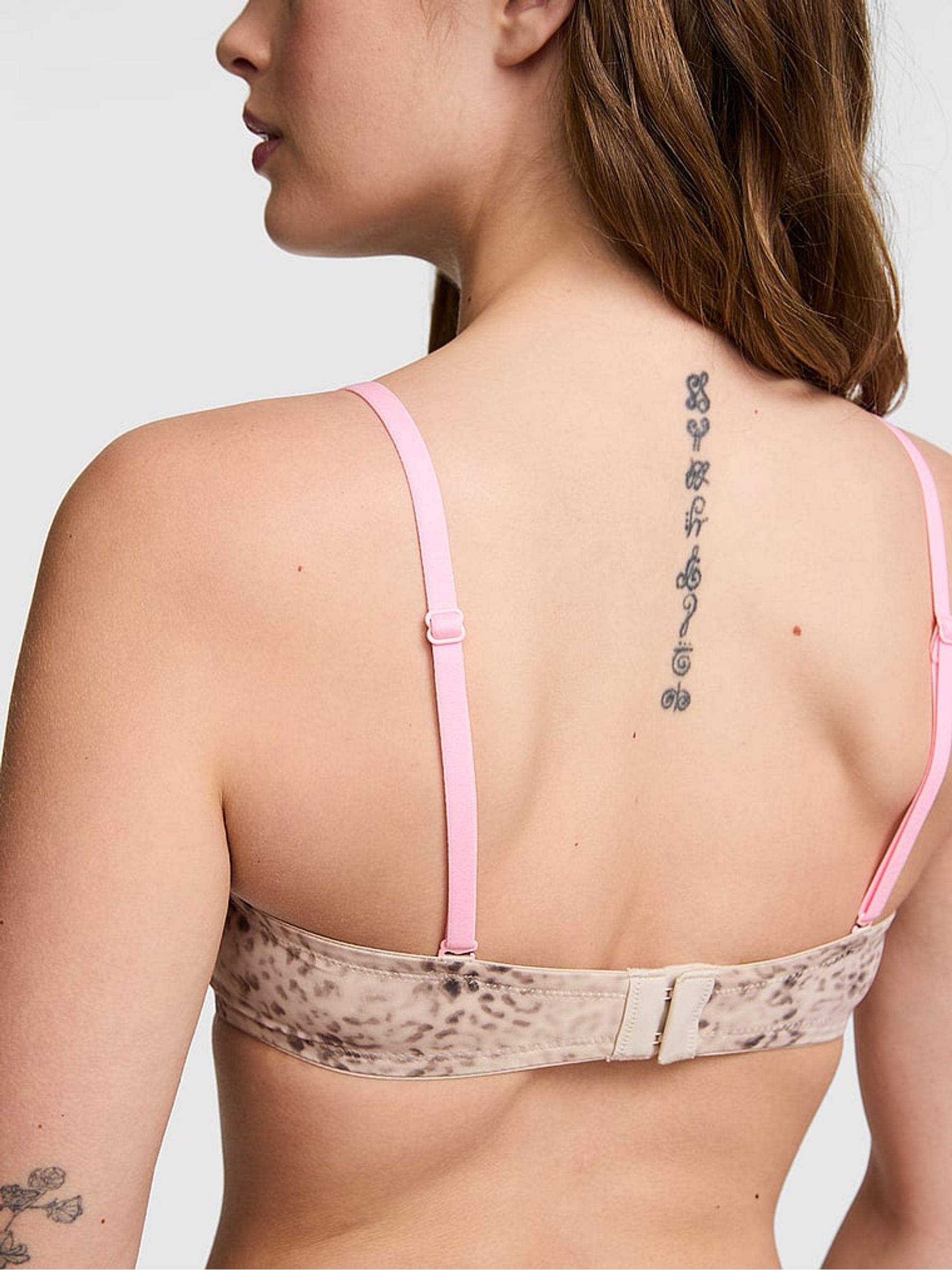 Natural Leopard Brown Strapless Multiway Push Up Bra - Image 2 of 2 Natural Leopard Brown Strapless Multiway Push Up Bra - Image 2 of 2