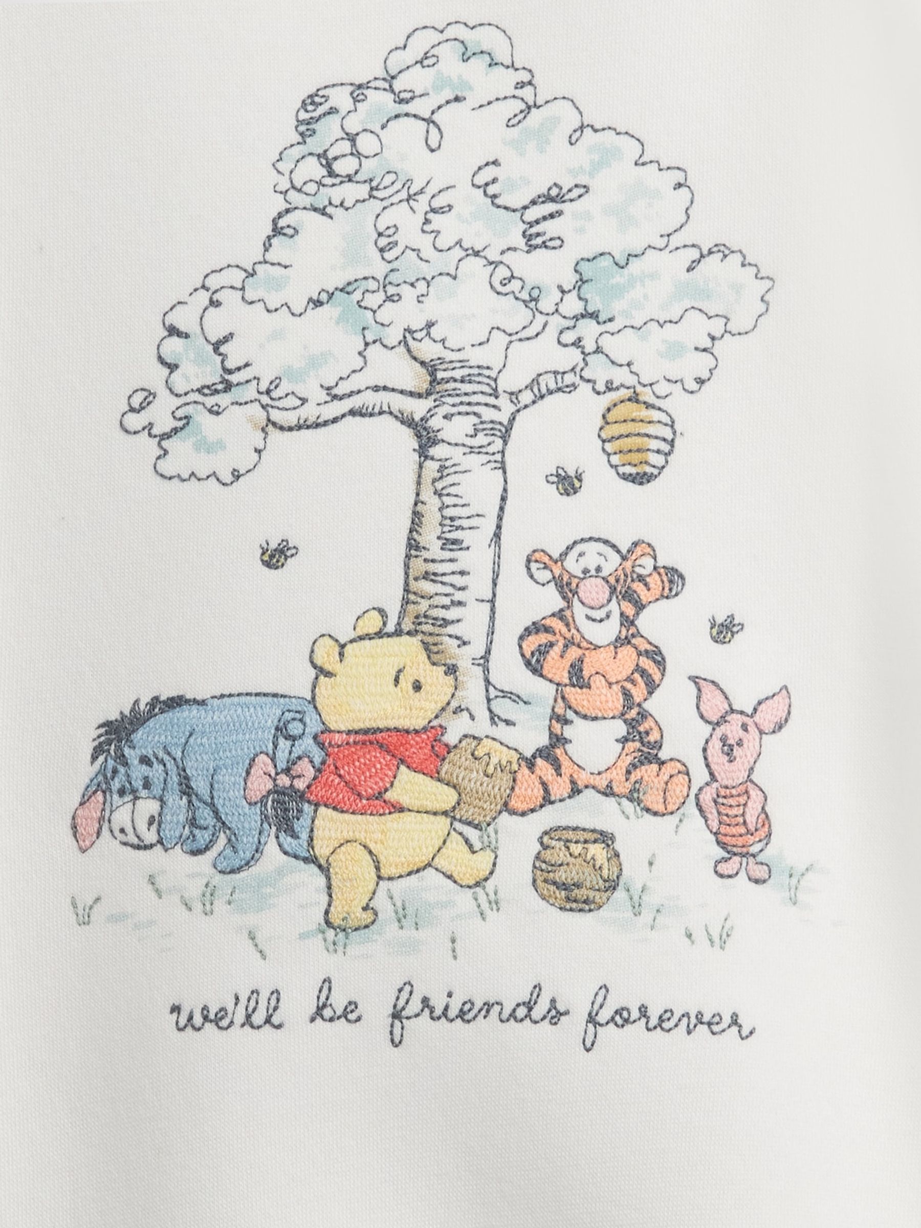 White Winnie The Pooh VintageSoft Short One-Piece - Image 3 of 3