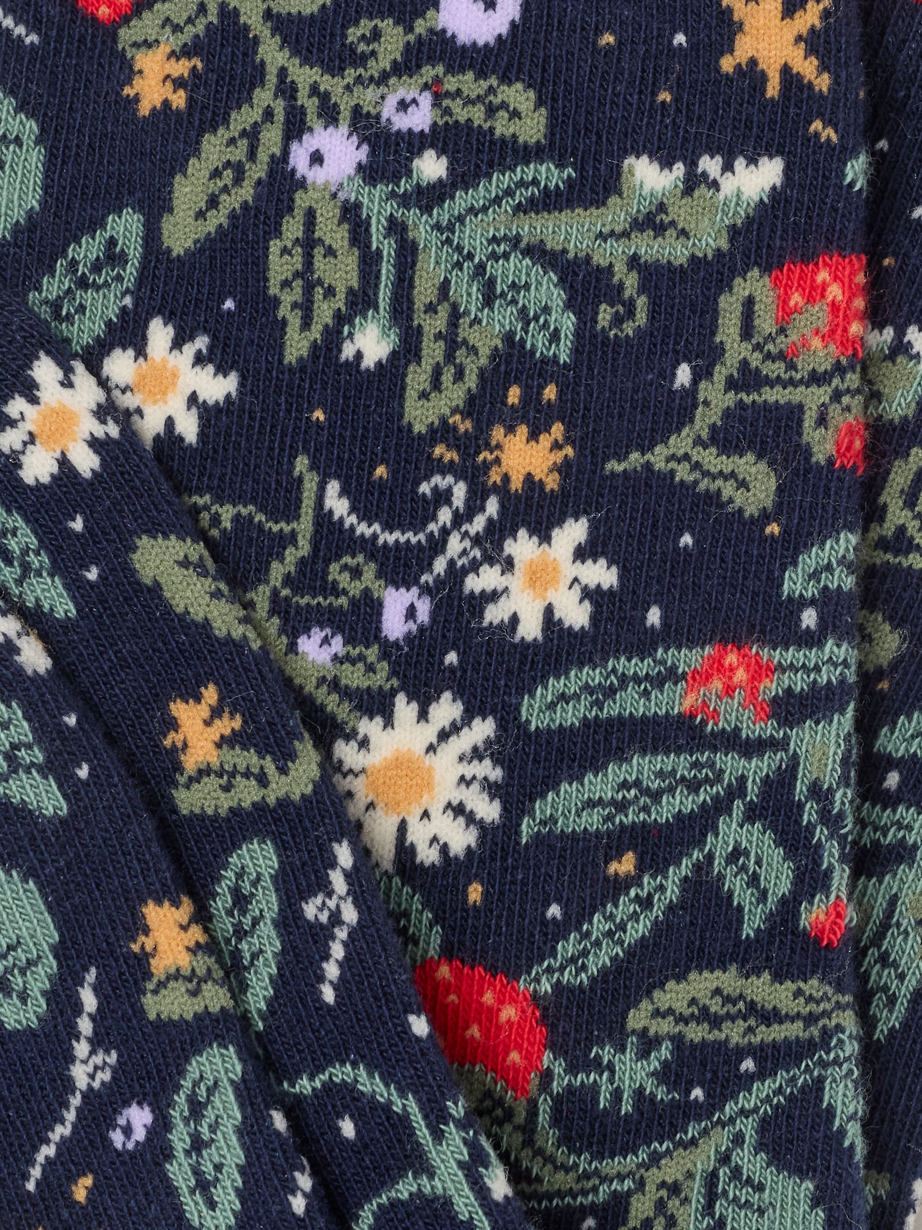 Navy Strawberry Socks - Image 2 of 2