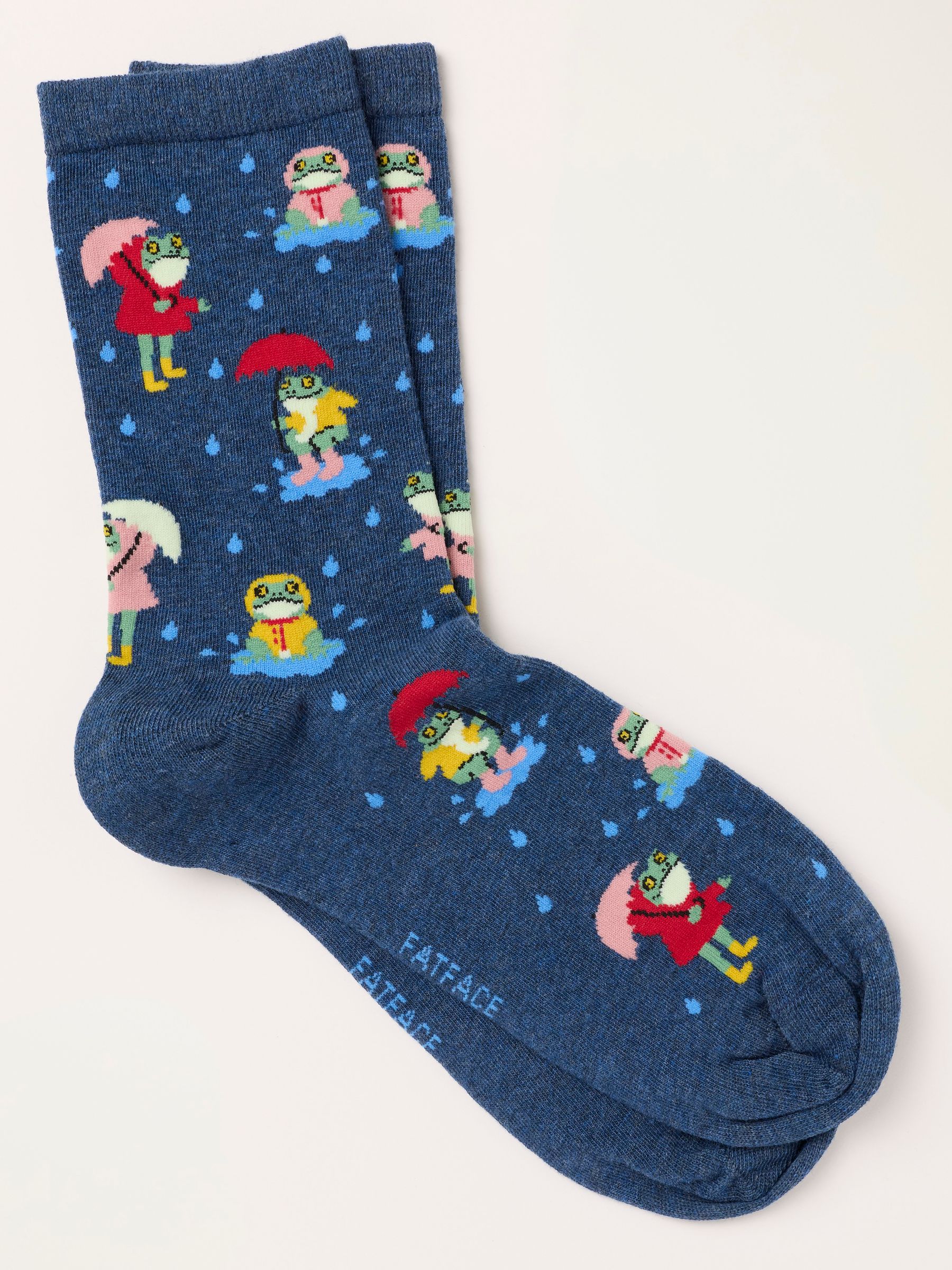Navy Frog Socks - Image 1 of 2