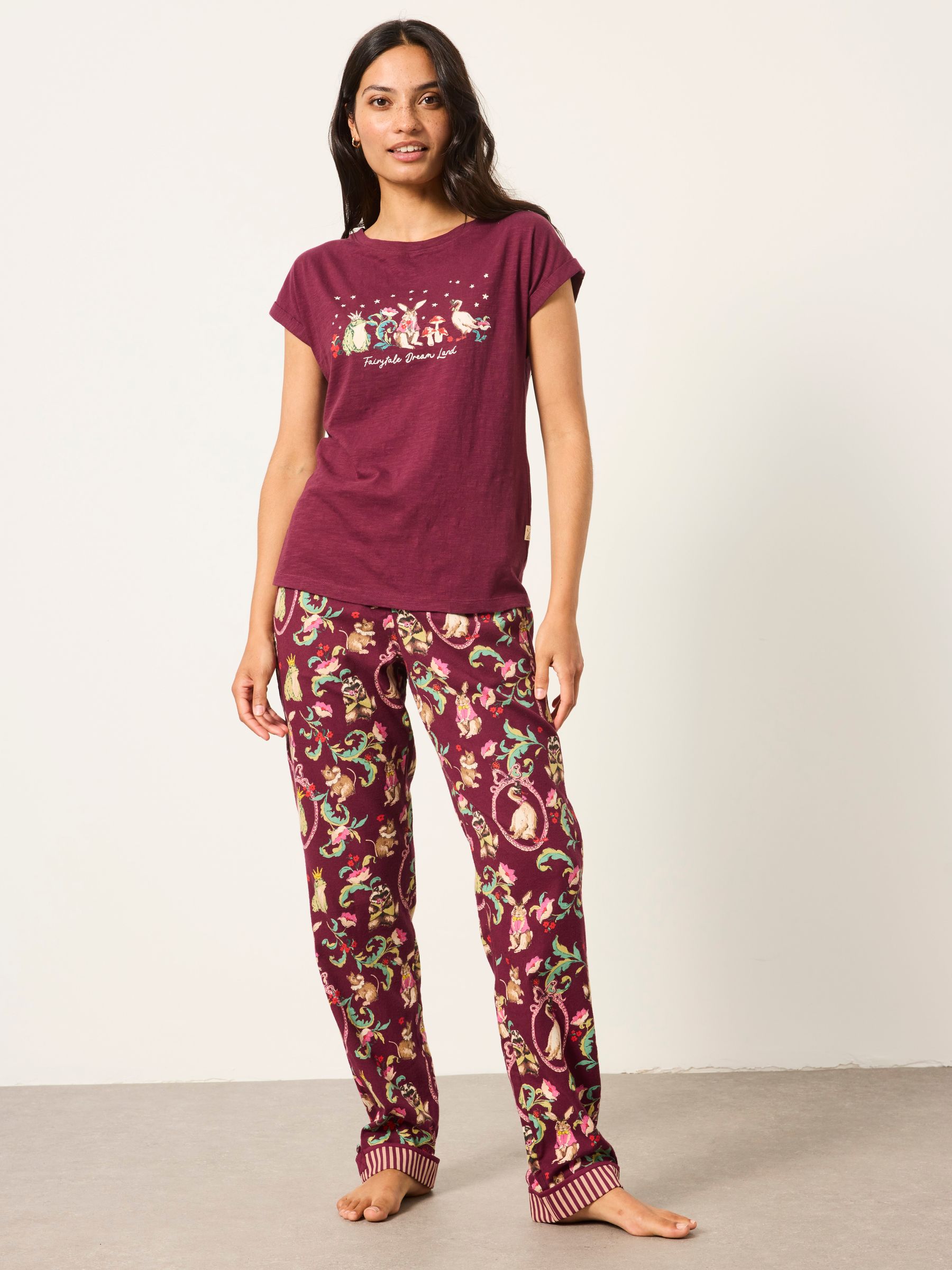 Plum Purple Ivy Fairytale Graphic Tee - Image 4 of 6